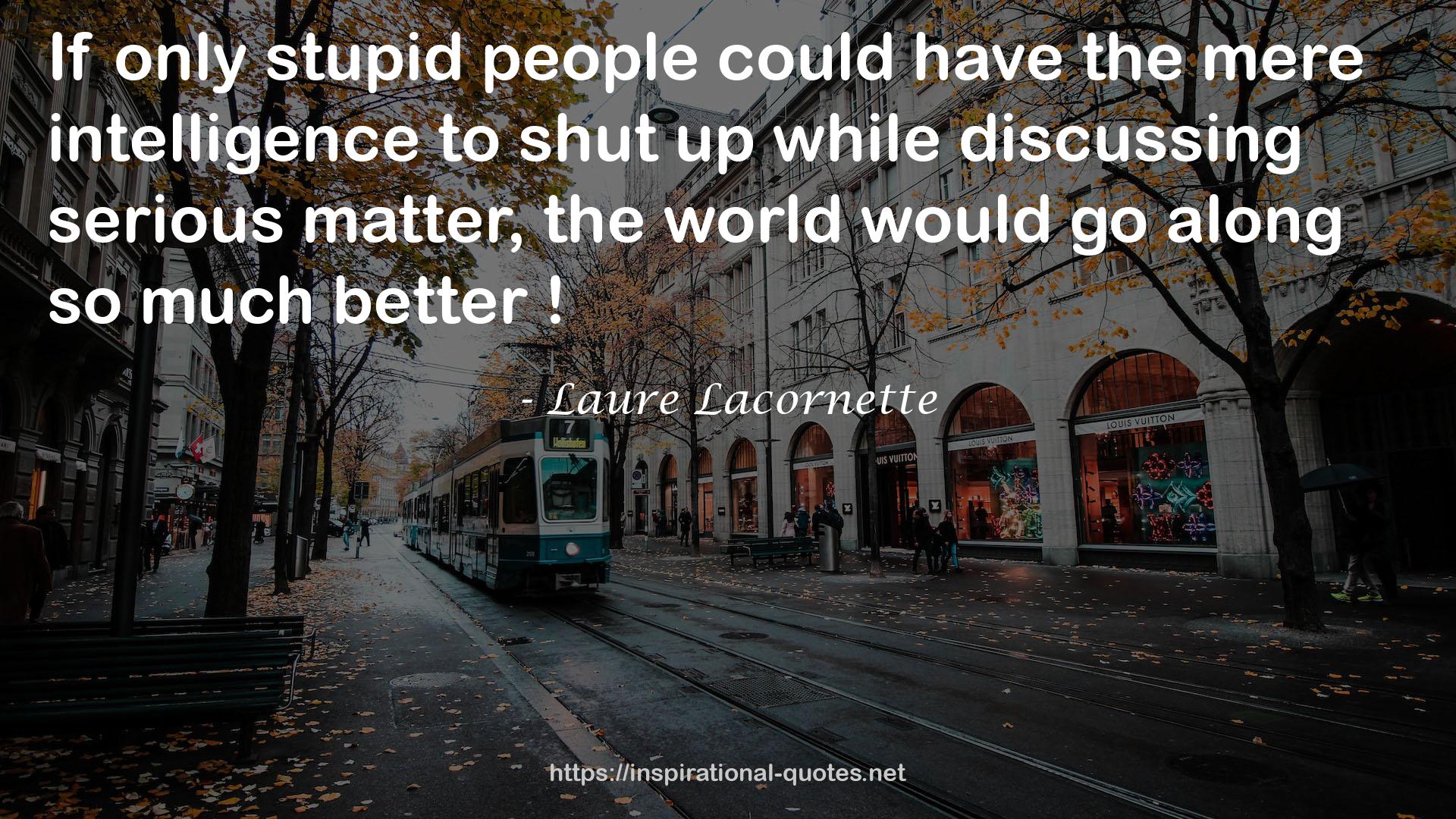 Laure Lacornette QUOTES