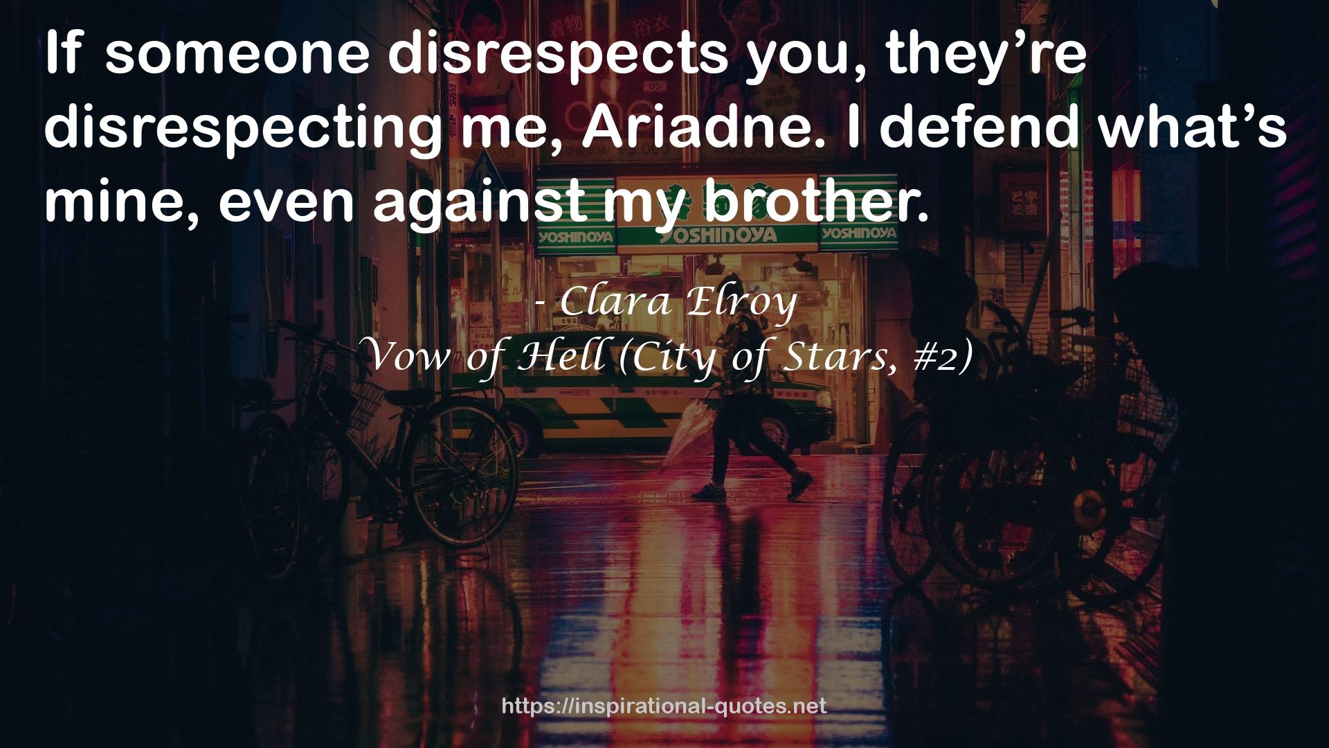 Vow of Hell (City of Stars, #2) QUOTES