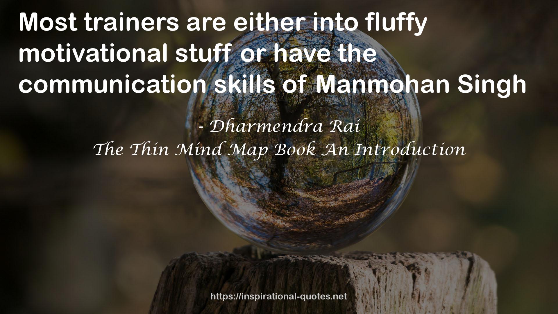 The Thin Mind Map Book An Introduction QUOTES