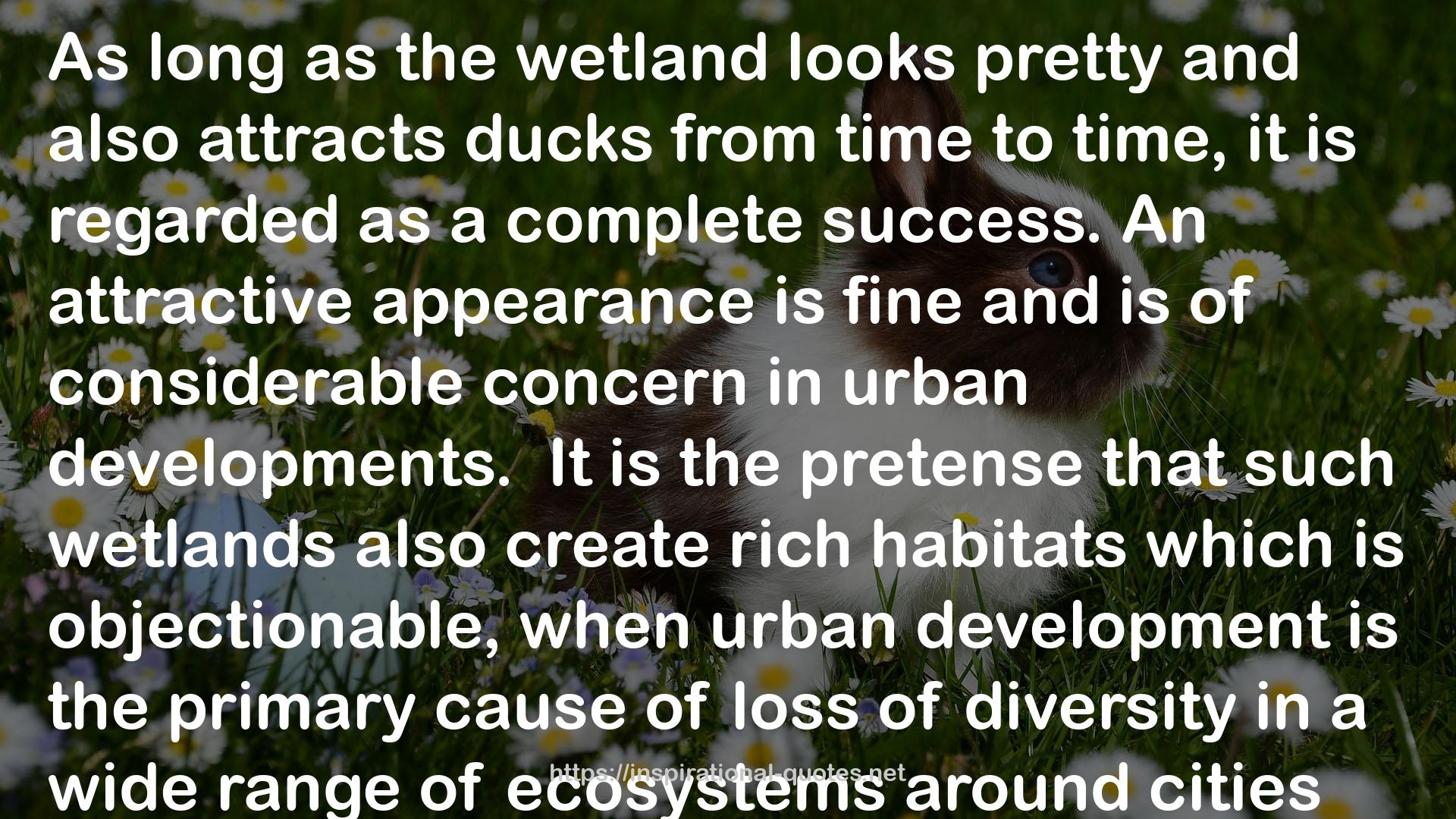 Wetland Habitats: A Practical Guide to Restoration and Management QUOTES