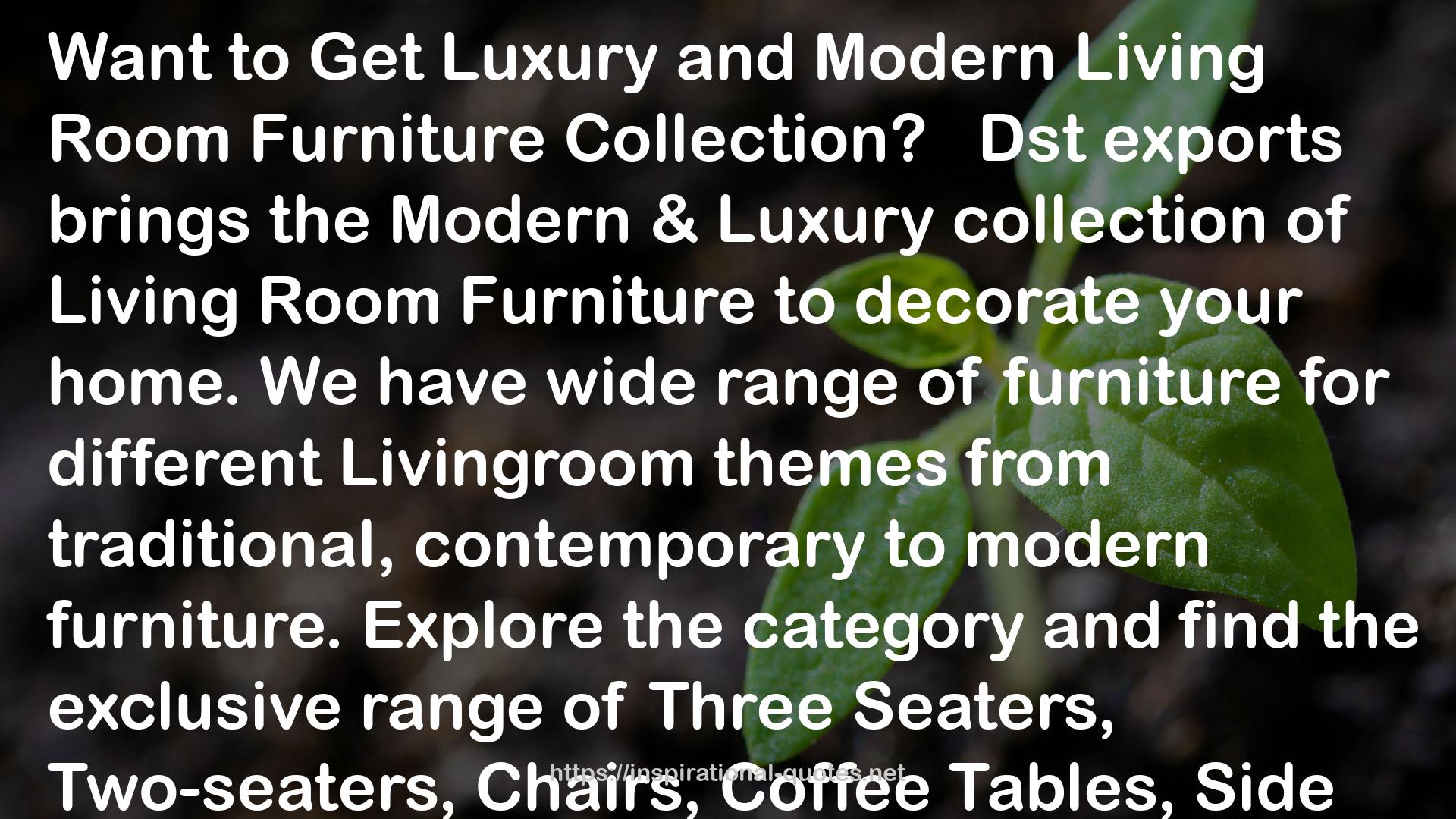 DST Home Furniture QUOTES