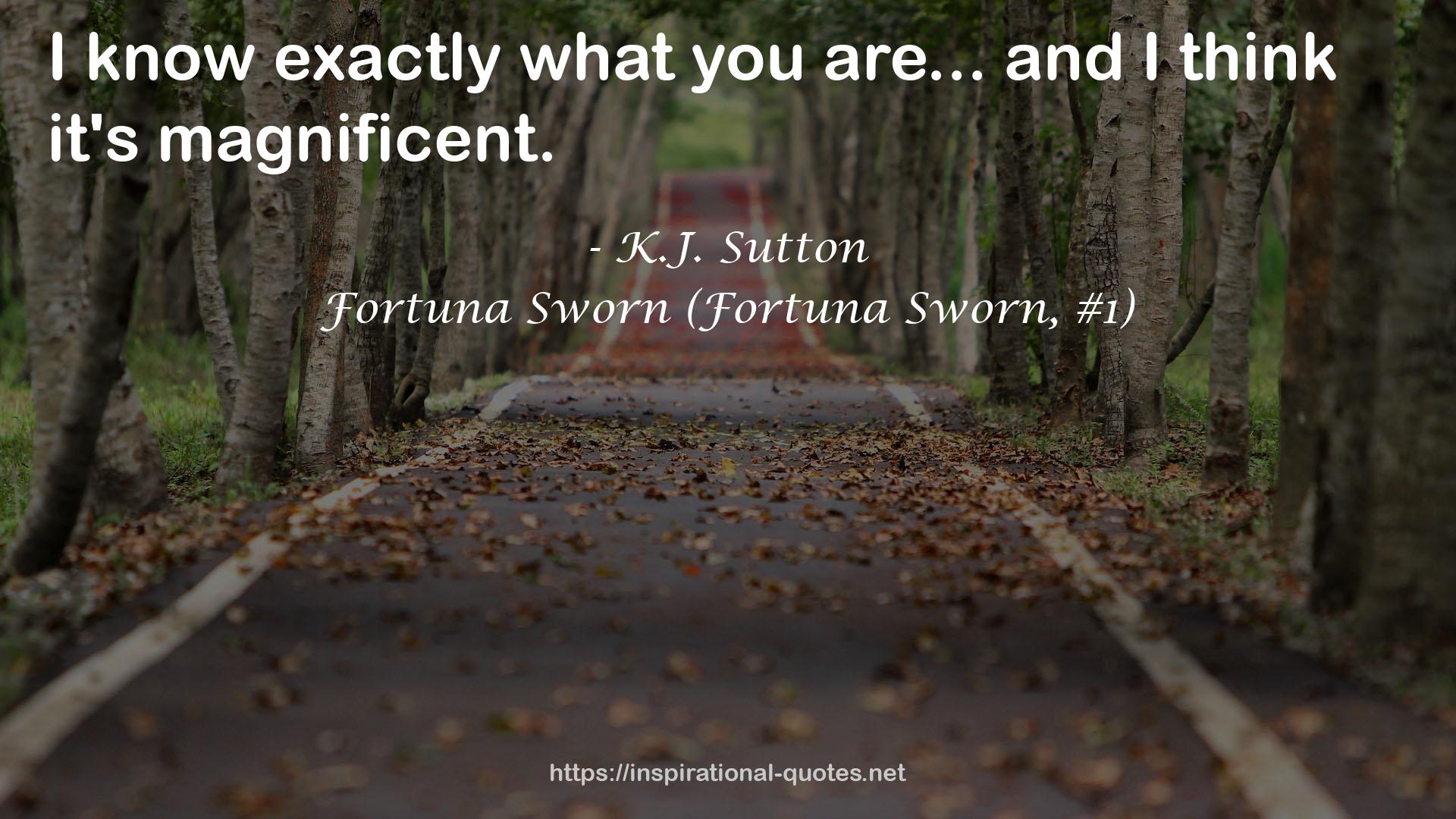 Fortuna Sworn (Fortuna Sworn, #1) QUOTES