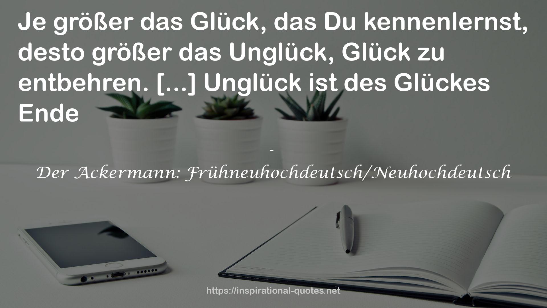 Der Ackermann: Frühneuhochdeutsch/Neuhochdeutsch QUOTES