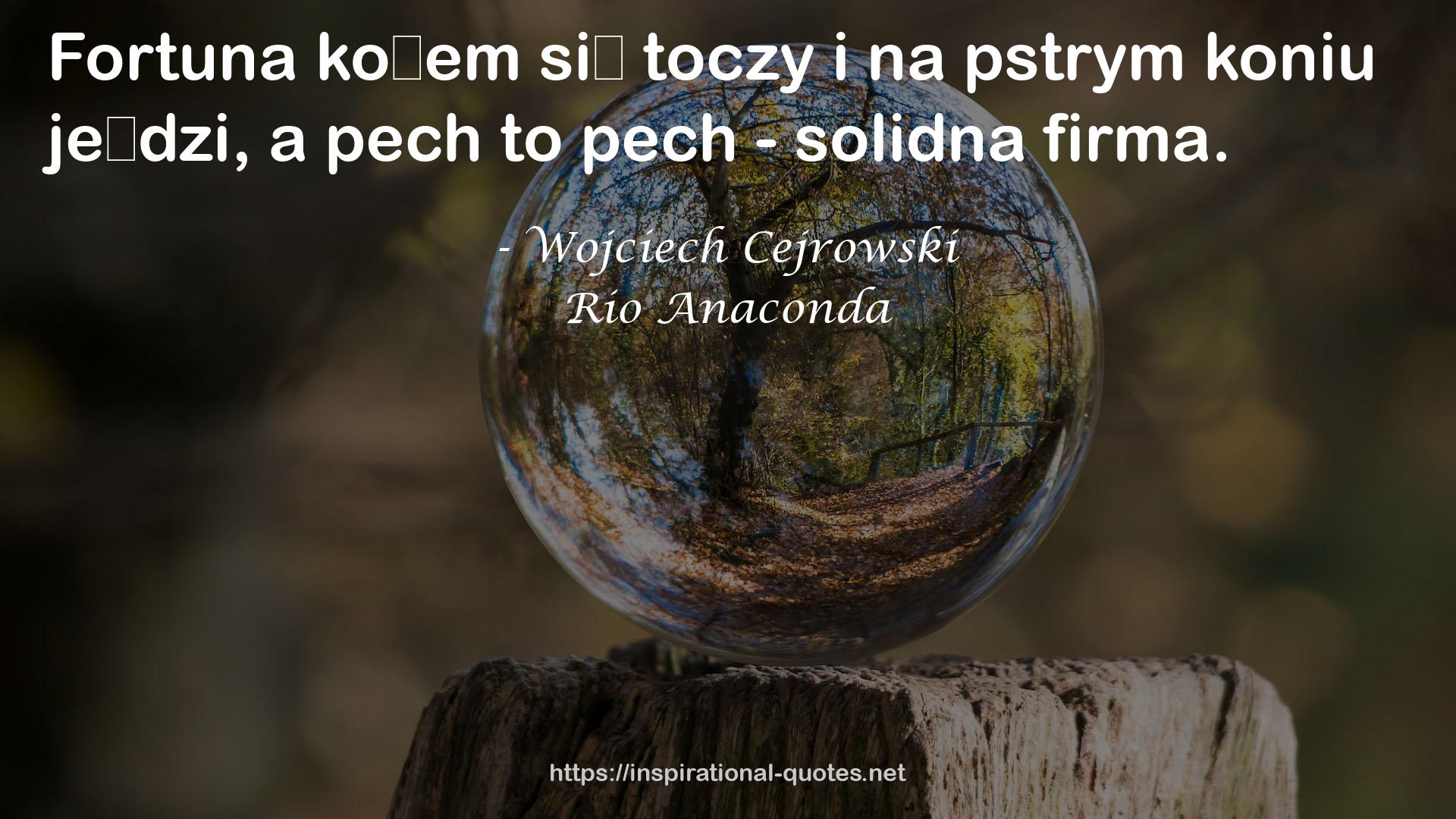 Rio Anaconda QUOTES