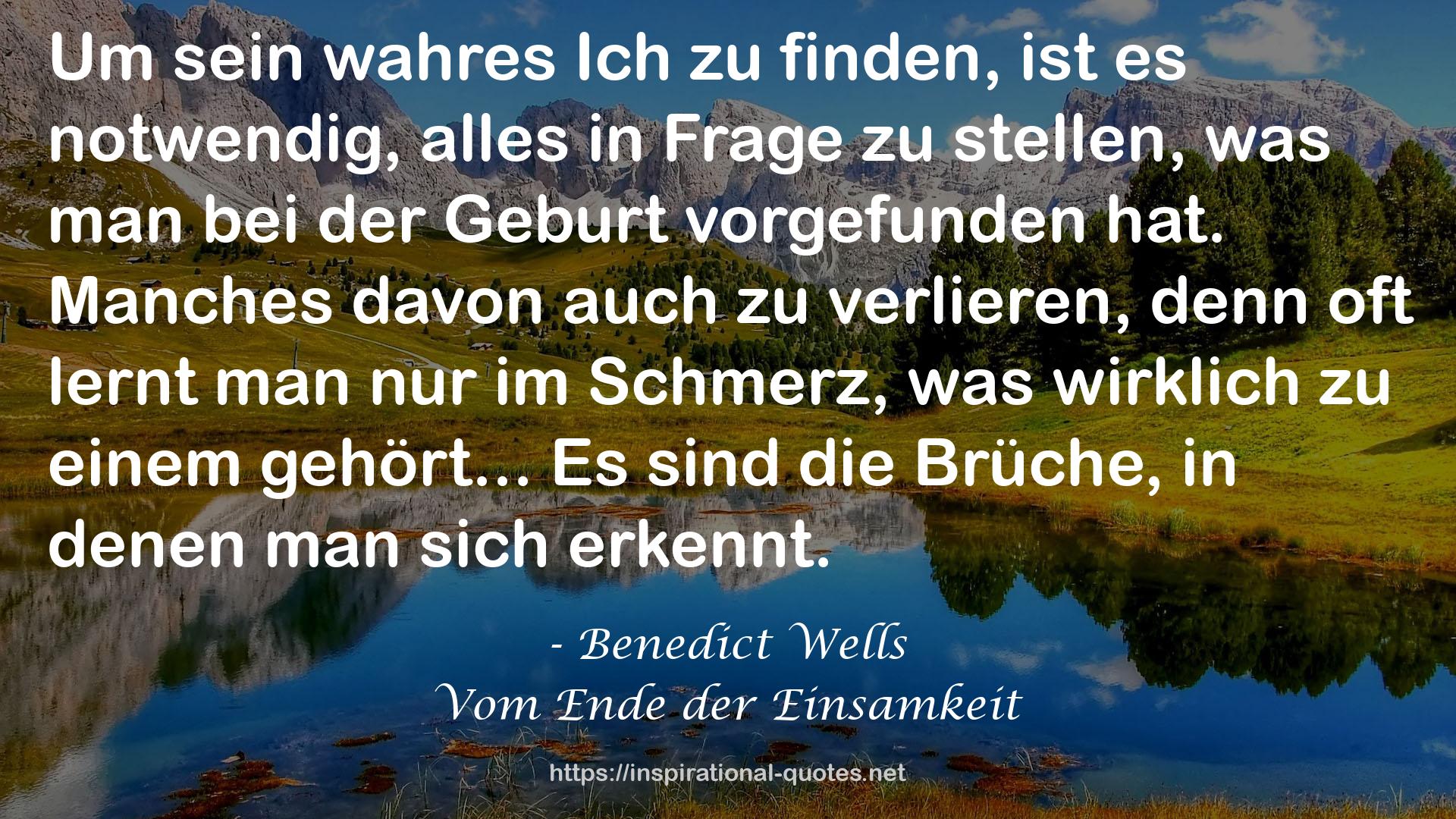 Vom Ende der Einsamkeit QUOTES