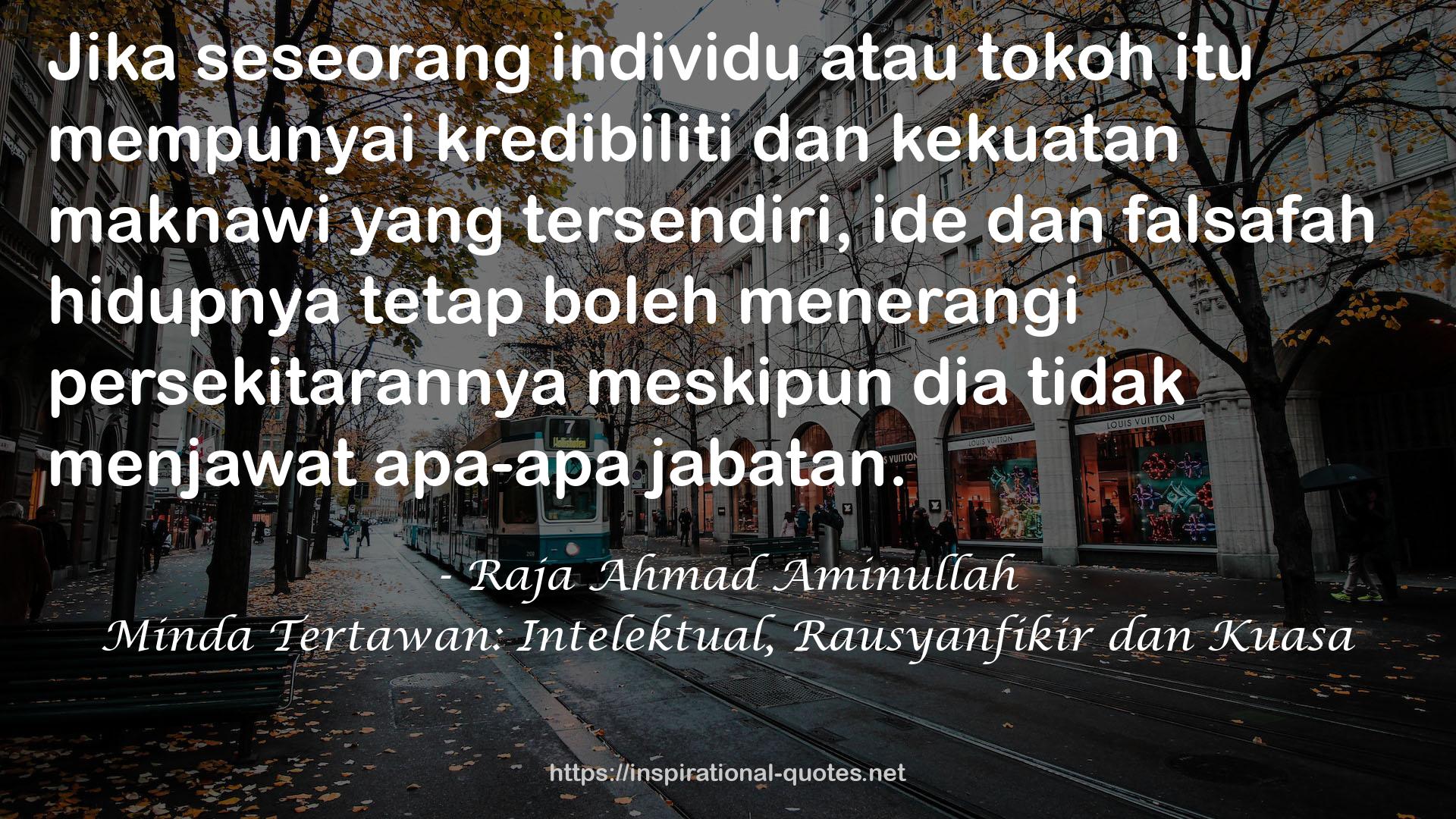 Raja Ahmad Aminullah QUOTES