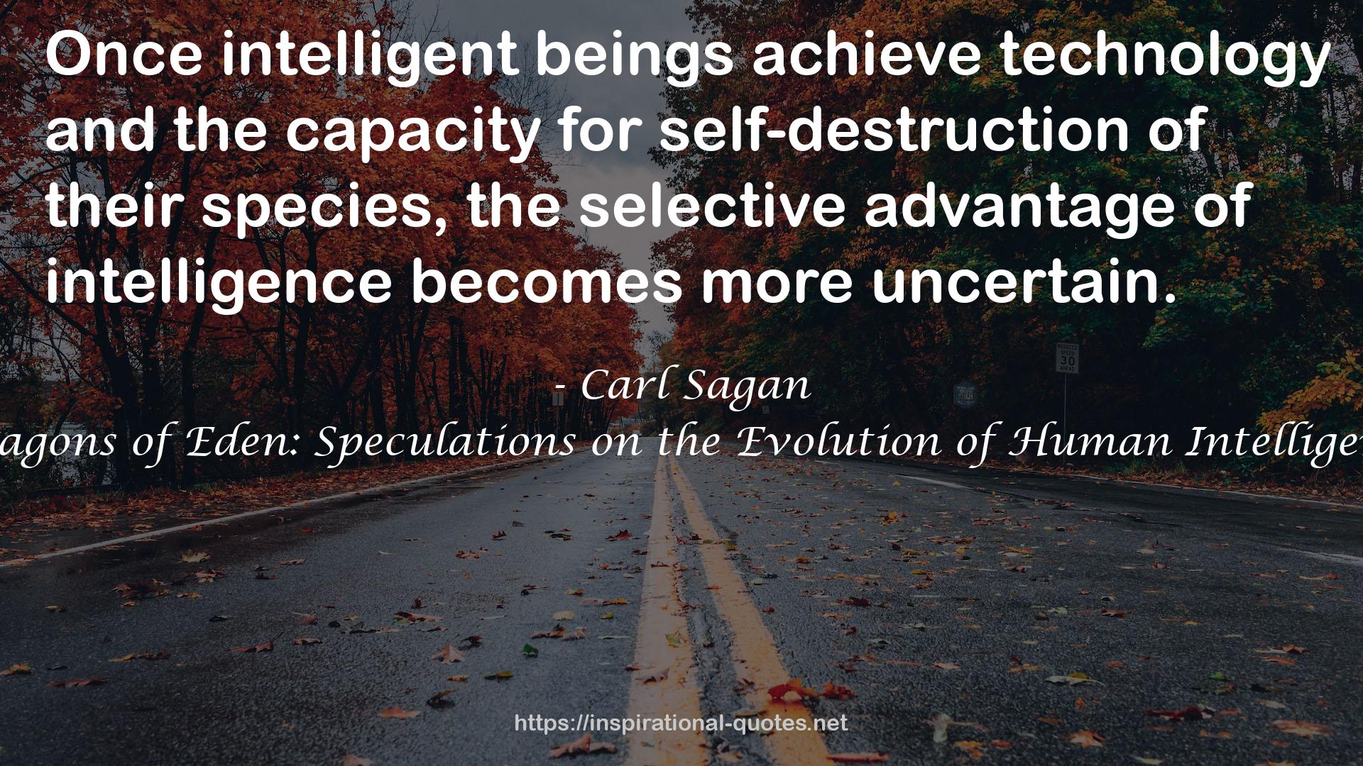 intelligent beings  QUOTES