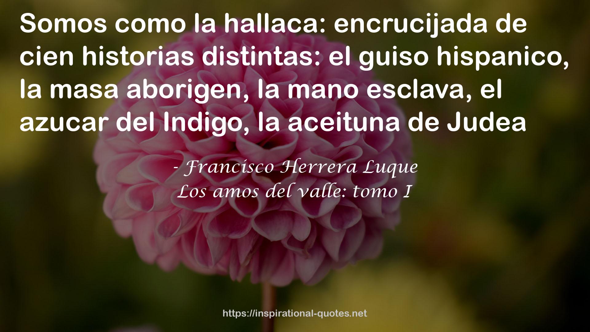 Los amos del valle: tomo I QUOTES