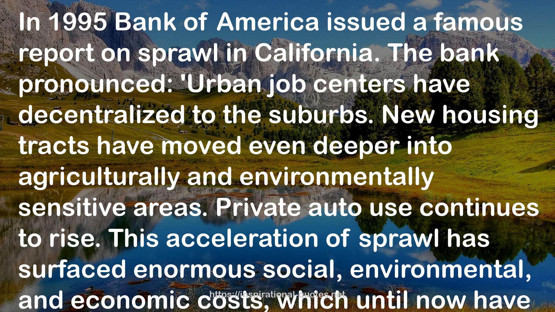 Building Suburbia: Green Fields and Urban Growth, 1820-2000 QUOTES