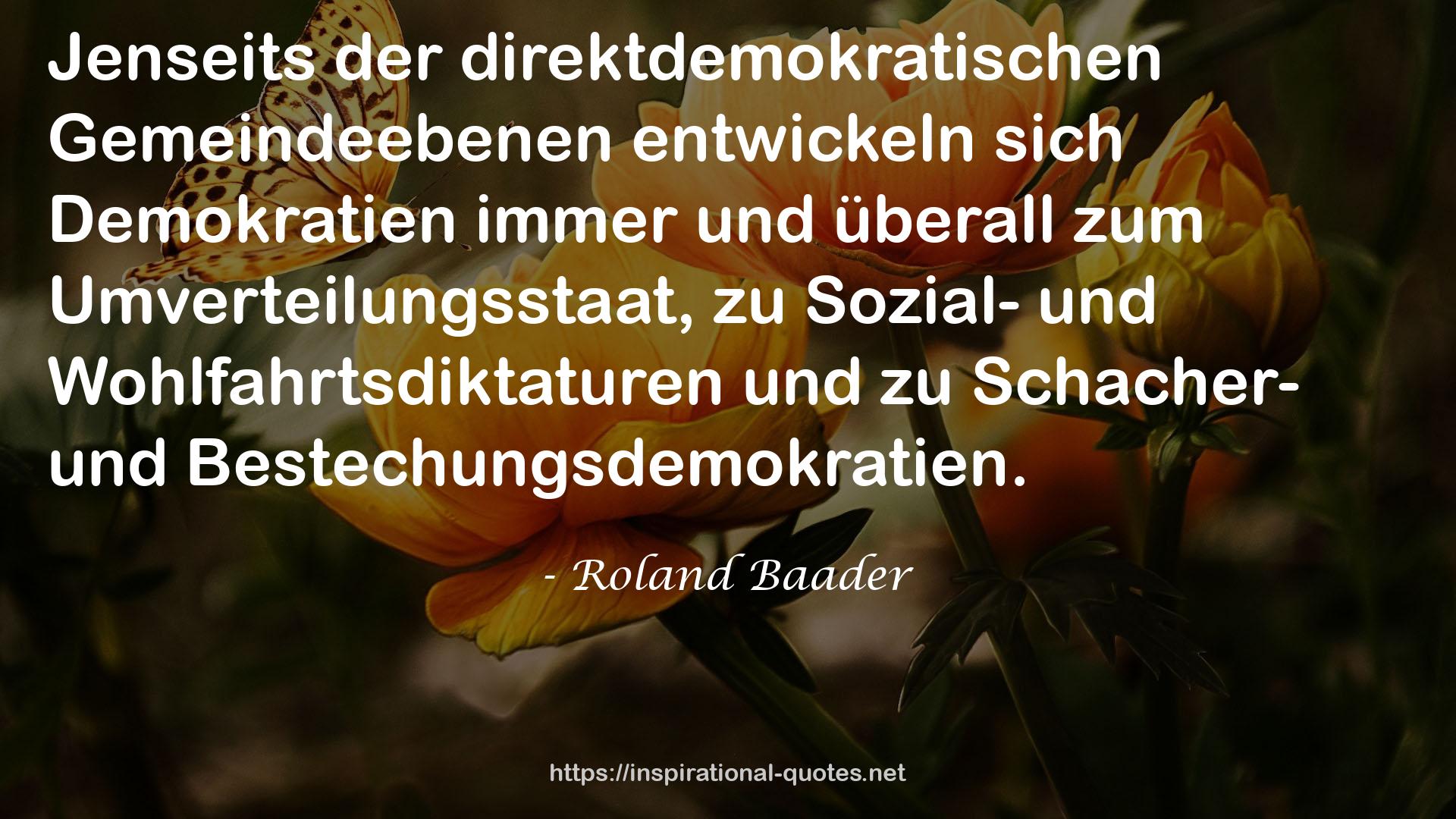 Roland Baader QUOTES