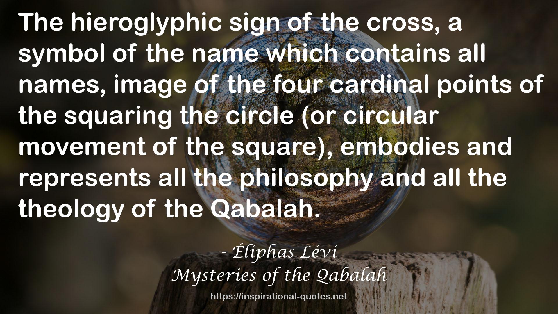 Mysteries of the Qabalah QUOTES