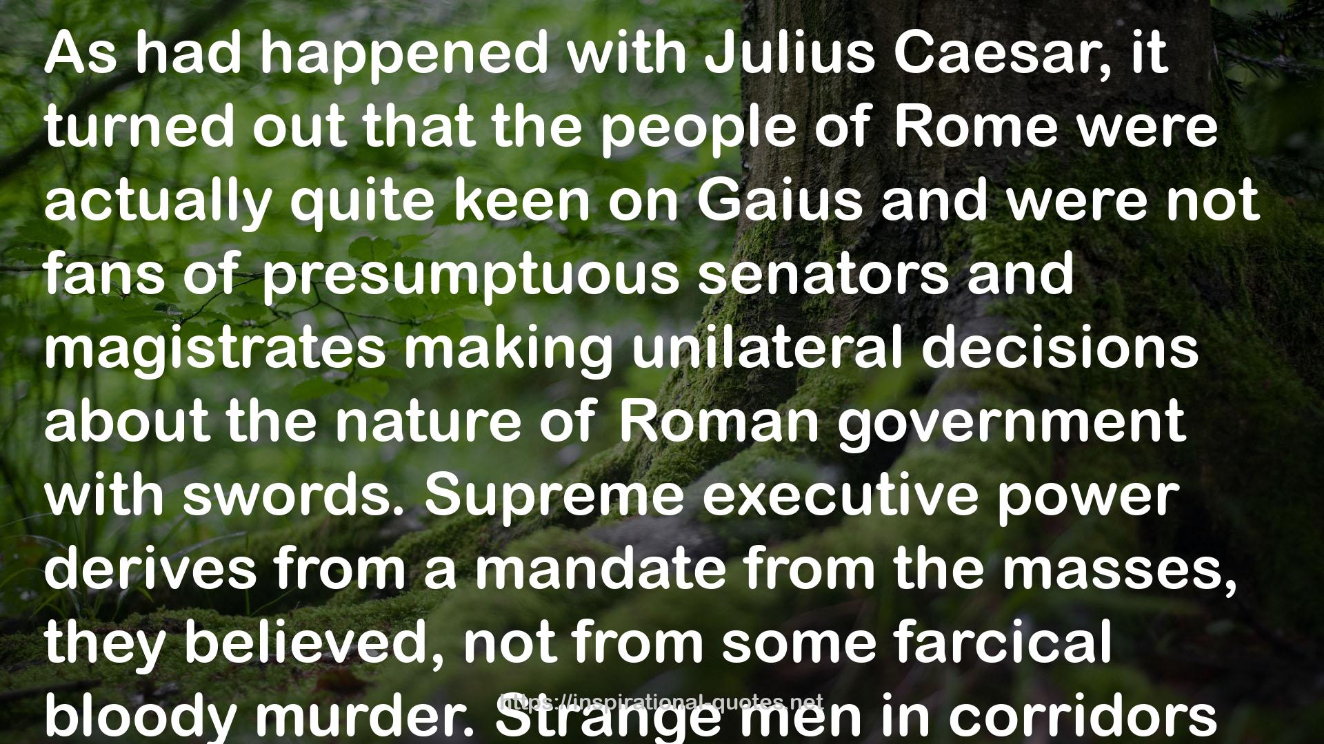 A Fatal Thing Happened on the Way to the Forum: Murder in Ancient Rome QUOTES