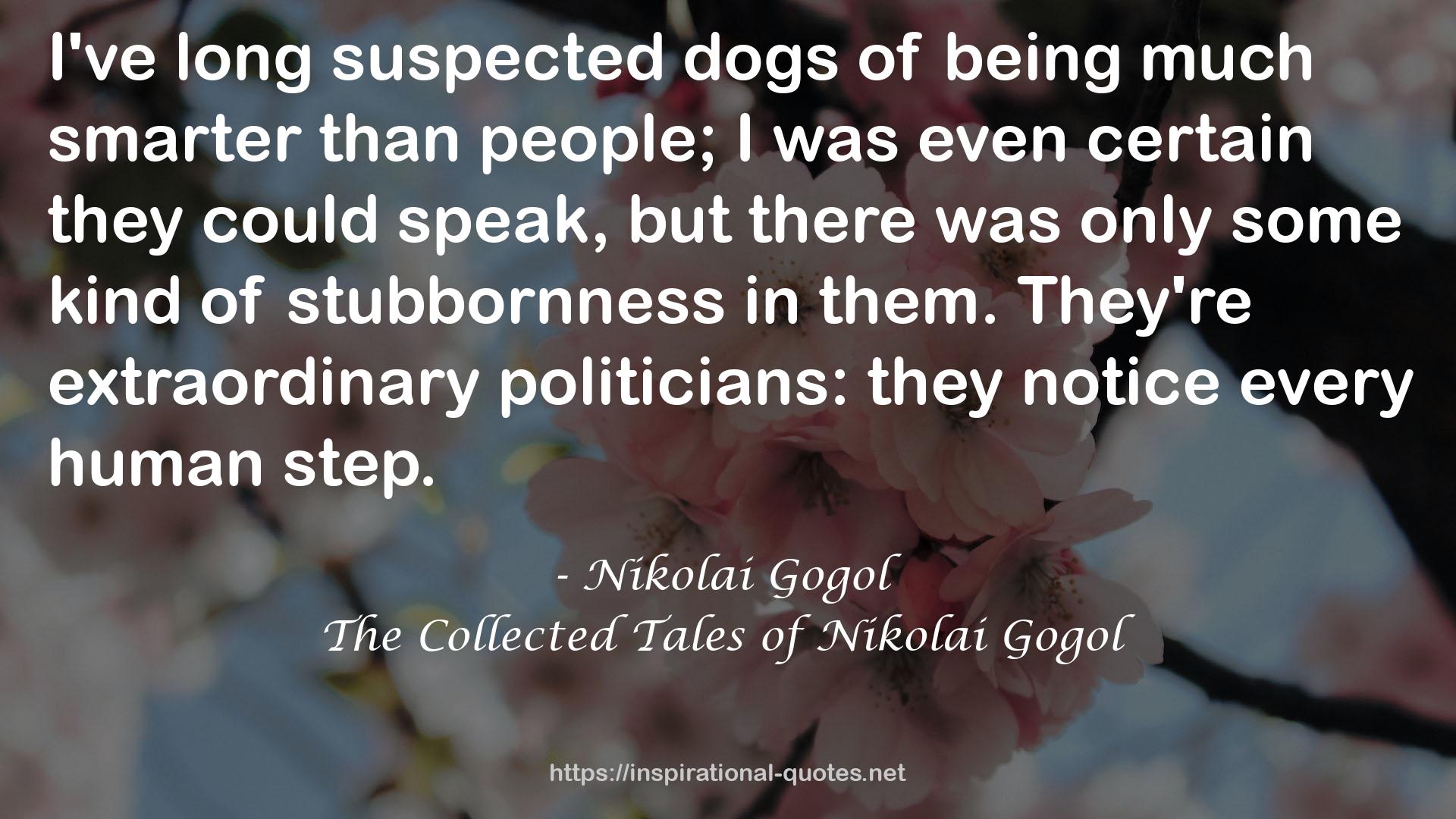 The Collected Tales of Nikolai Gogol QUOTES