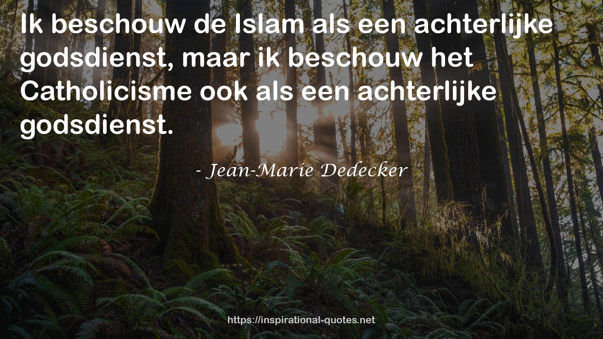 Jean-Marie Dedecker QUOTES