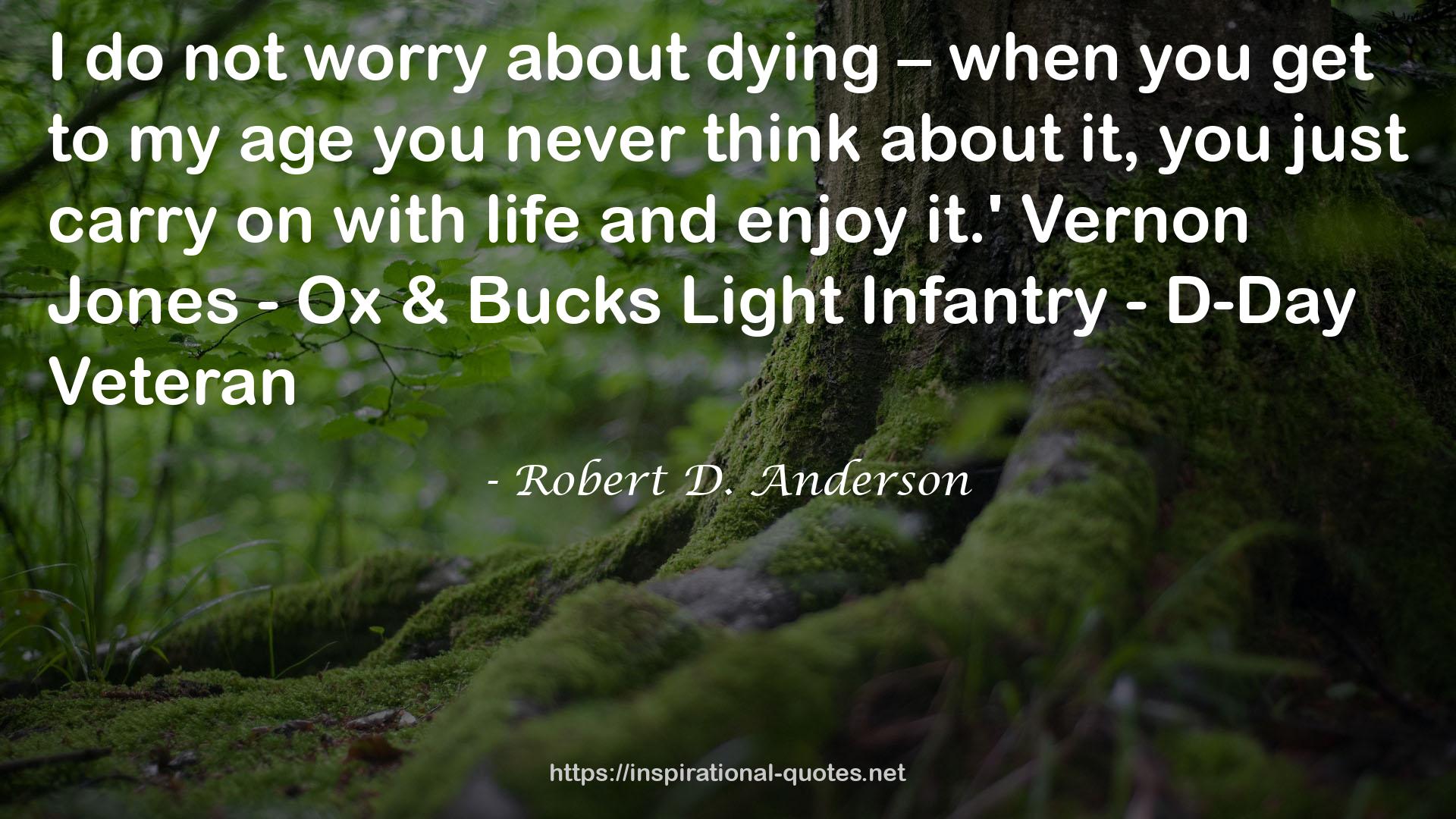 Robert D. Anderson QUOTES