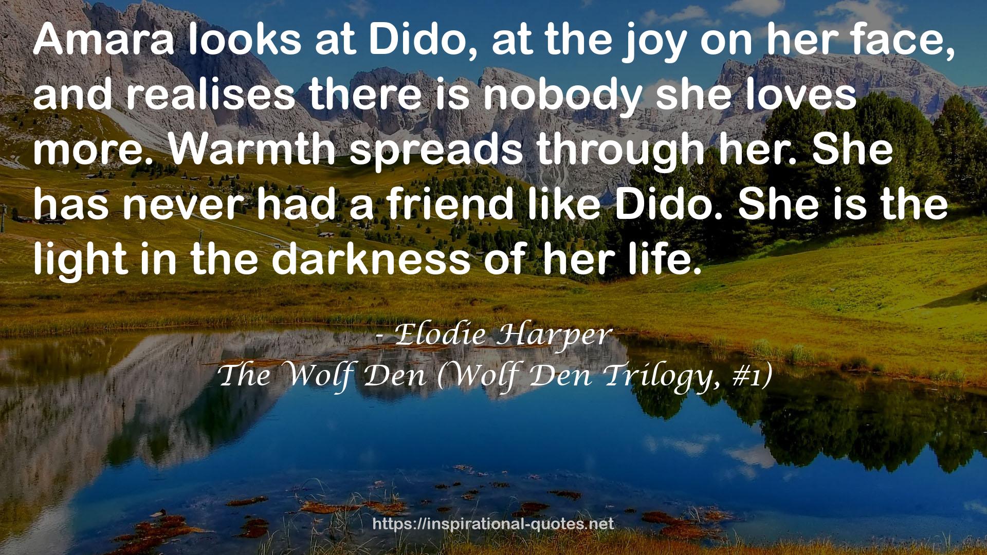 The Wolf Den (Wolf Den Trilogy, #1) QUOTES