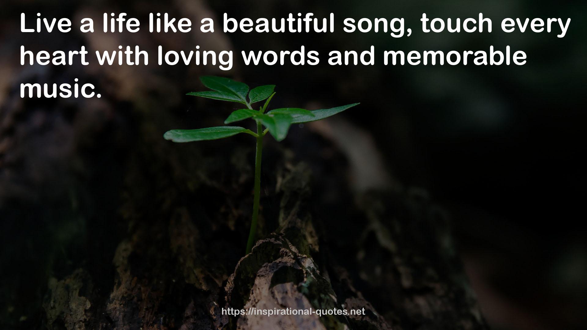 loving words  QUOTES