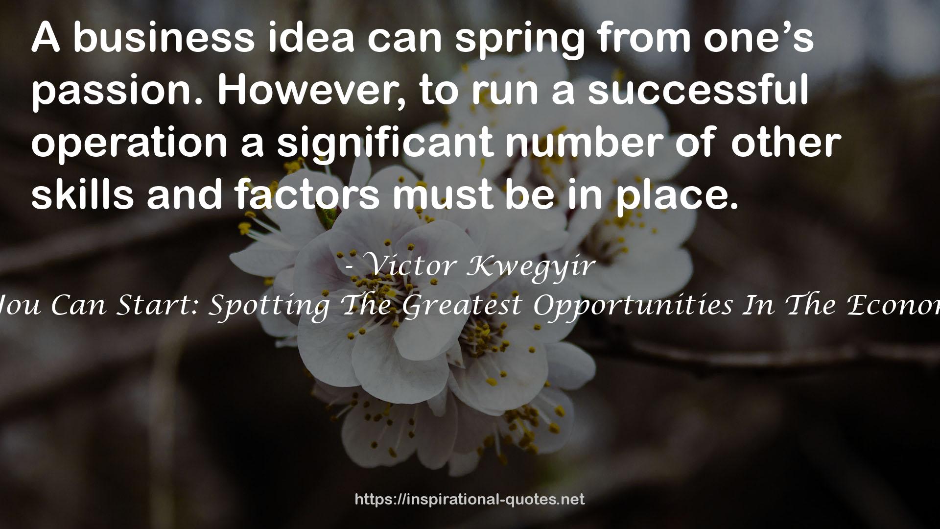 Victor Kwegyir QUOTES