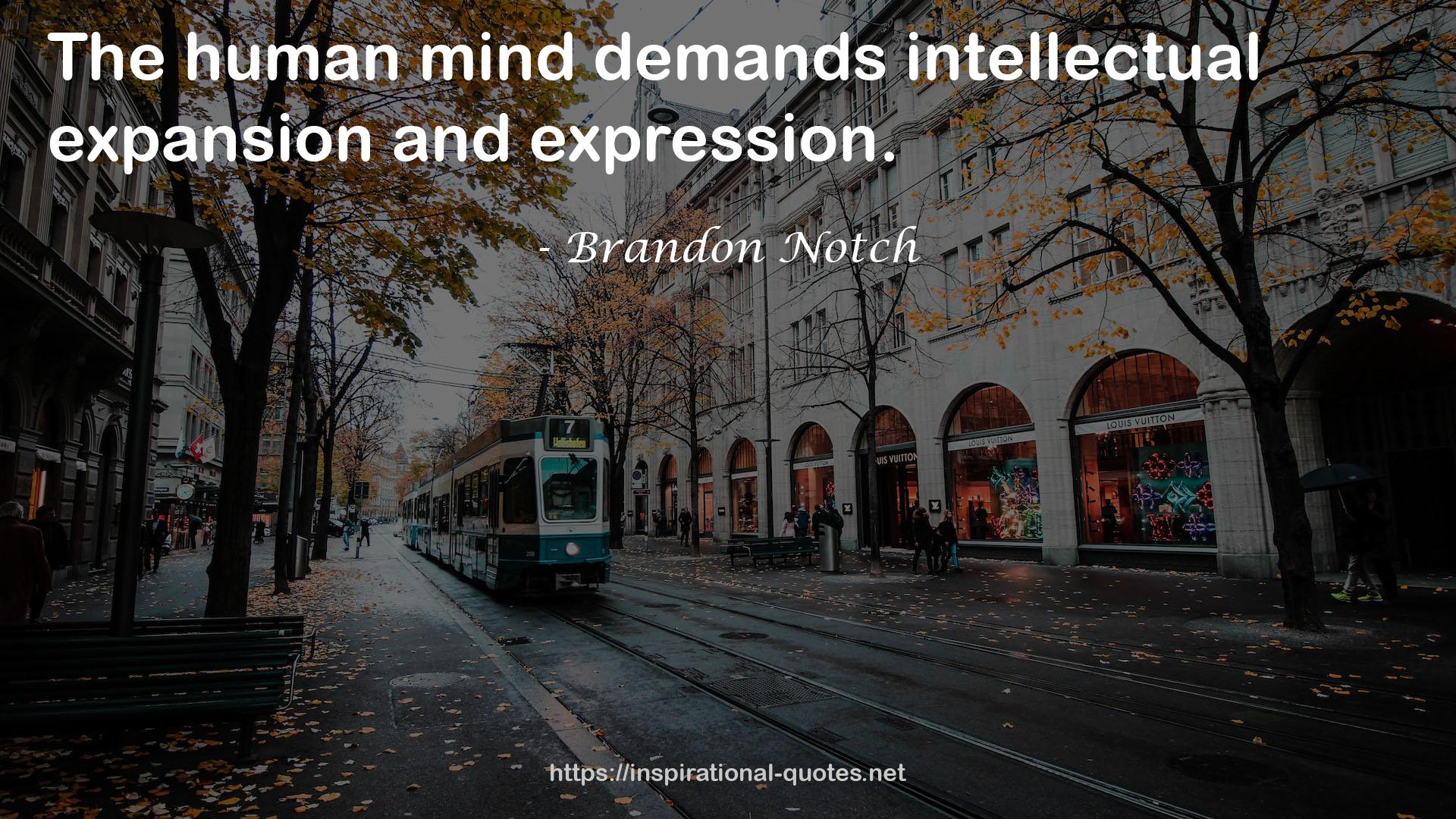 Brandon Notch QUOTES