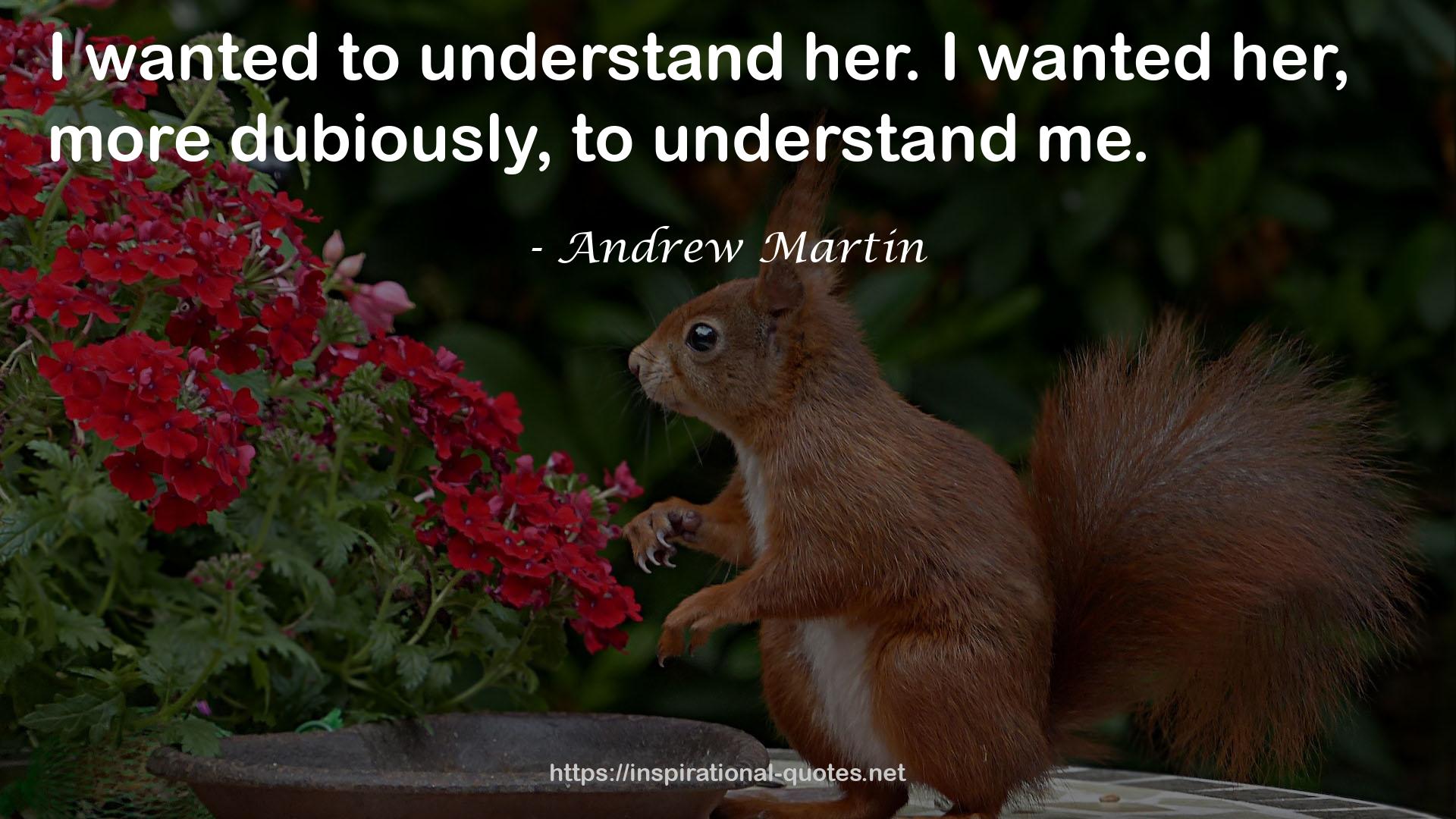 Andrew Martin QUOTES