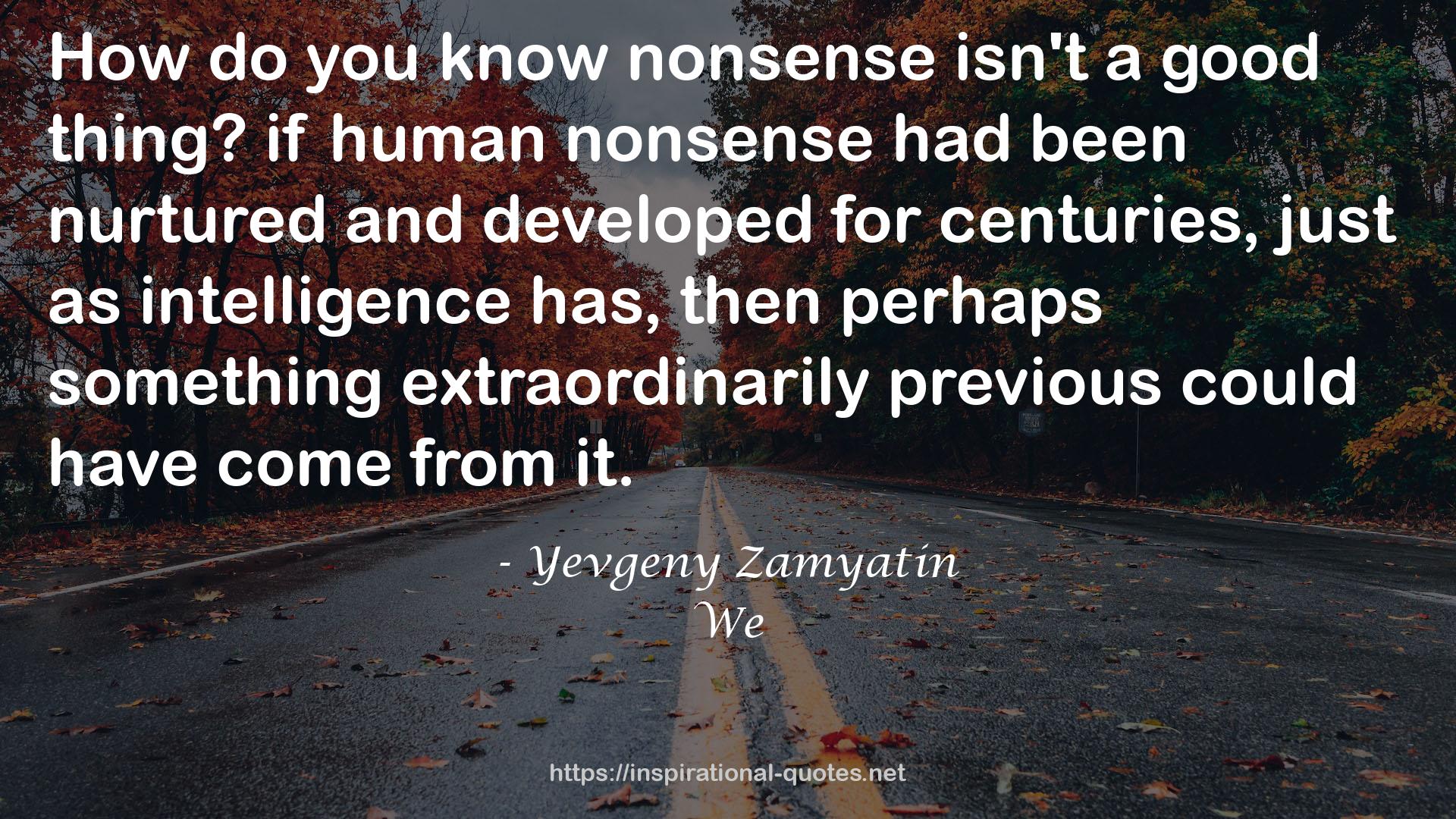 human nonsense  QUOTES