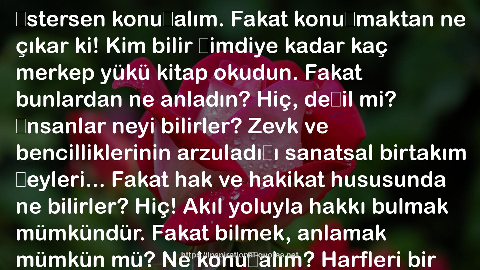 A'mâk-ı Hayal QUOTES