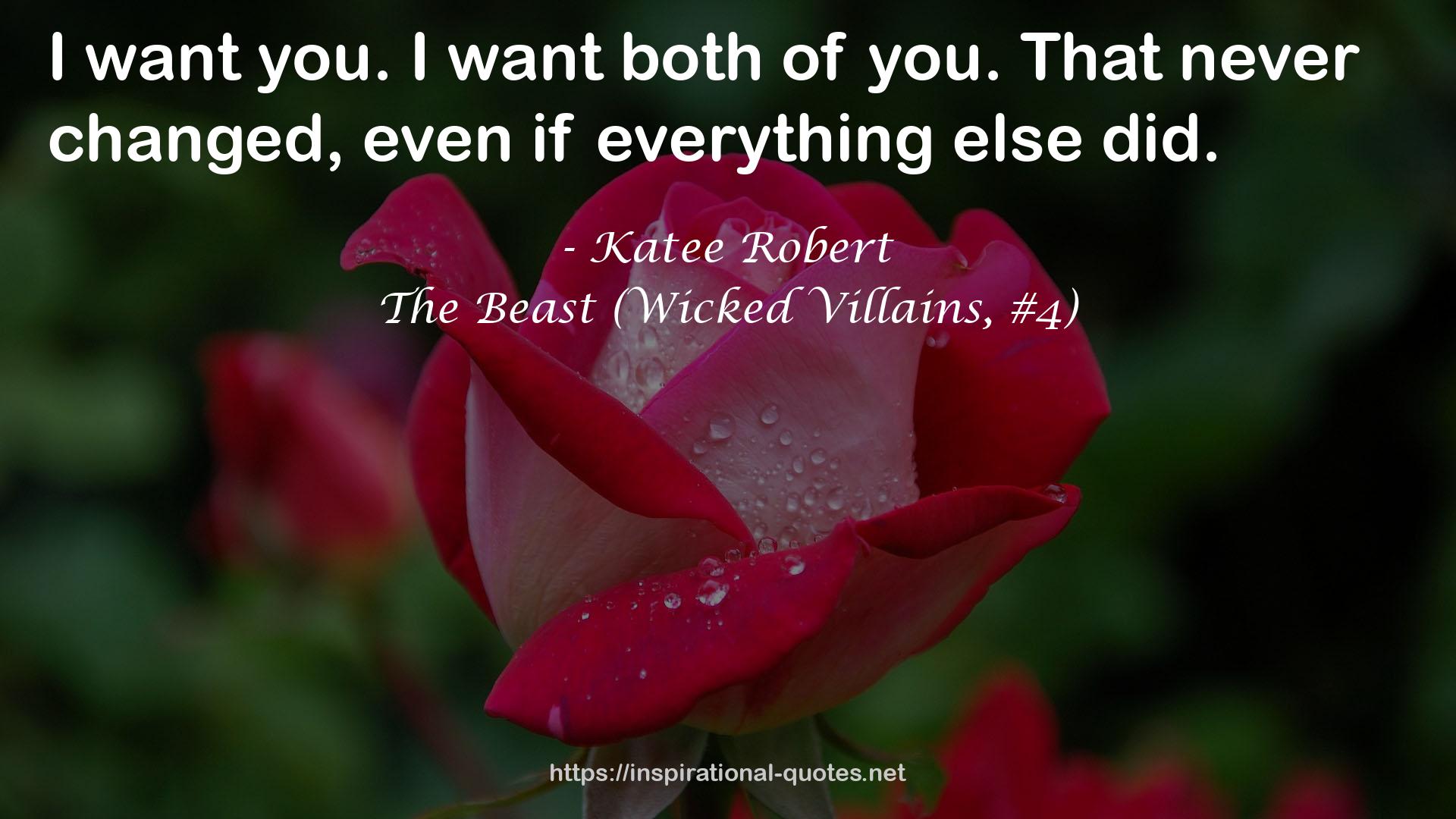 The Beast (Wicked Villains, #4) QUOTES