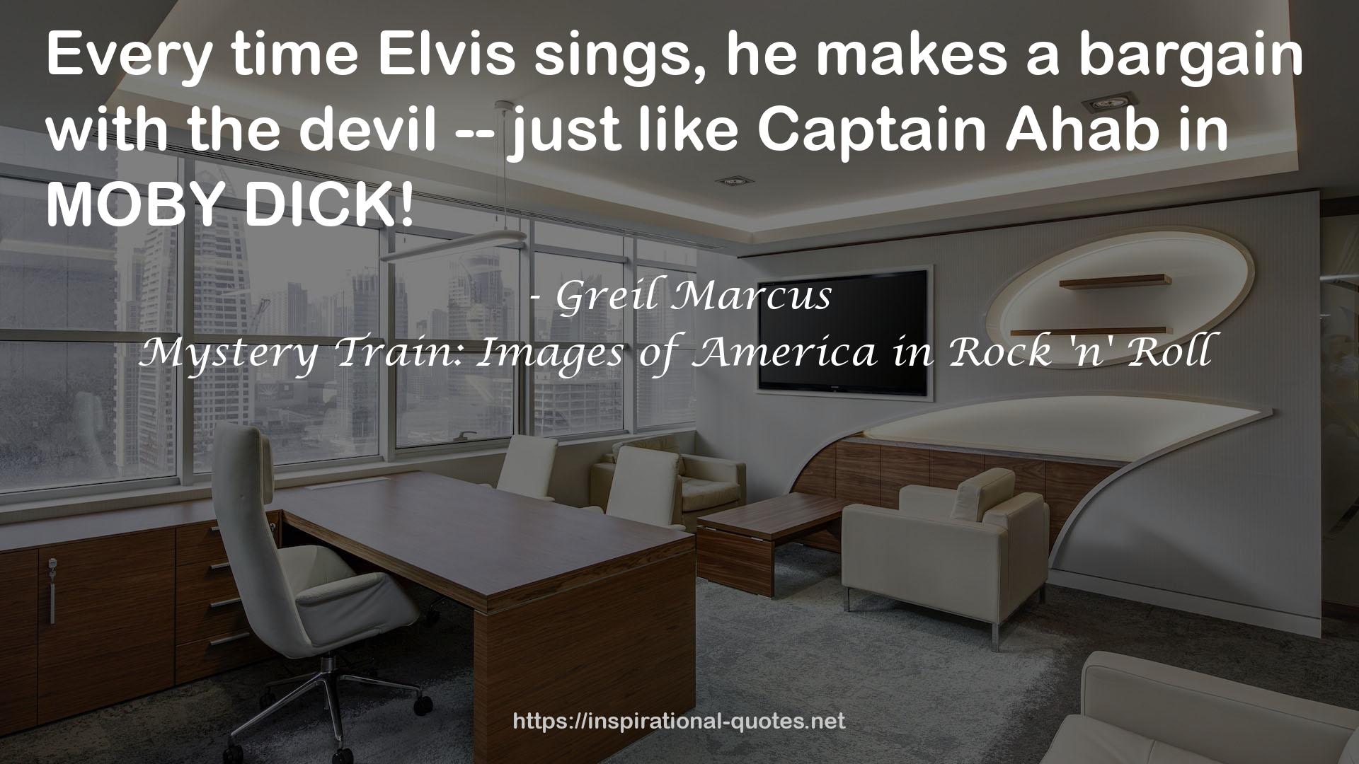 Mystery Train: Images of America in Rock 'n' Roll QUOTES