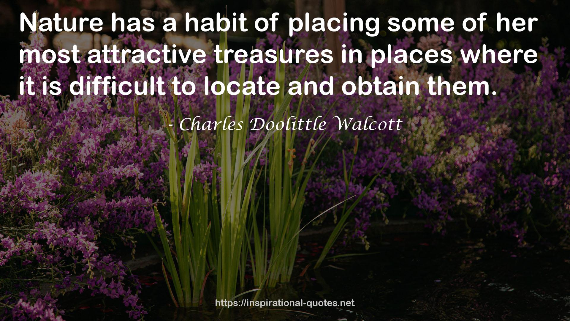 Charles Doolittle Walcott QUOTES