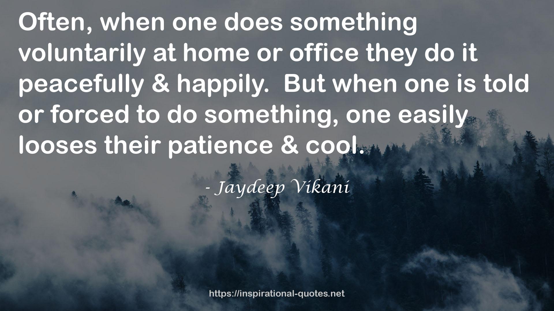 Jaydeep Vikani QUOTES