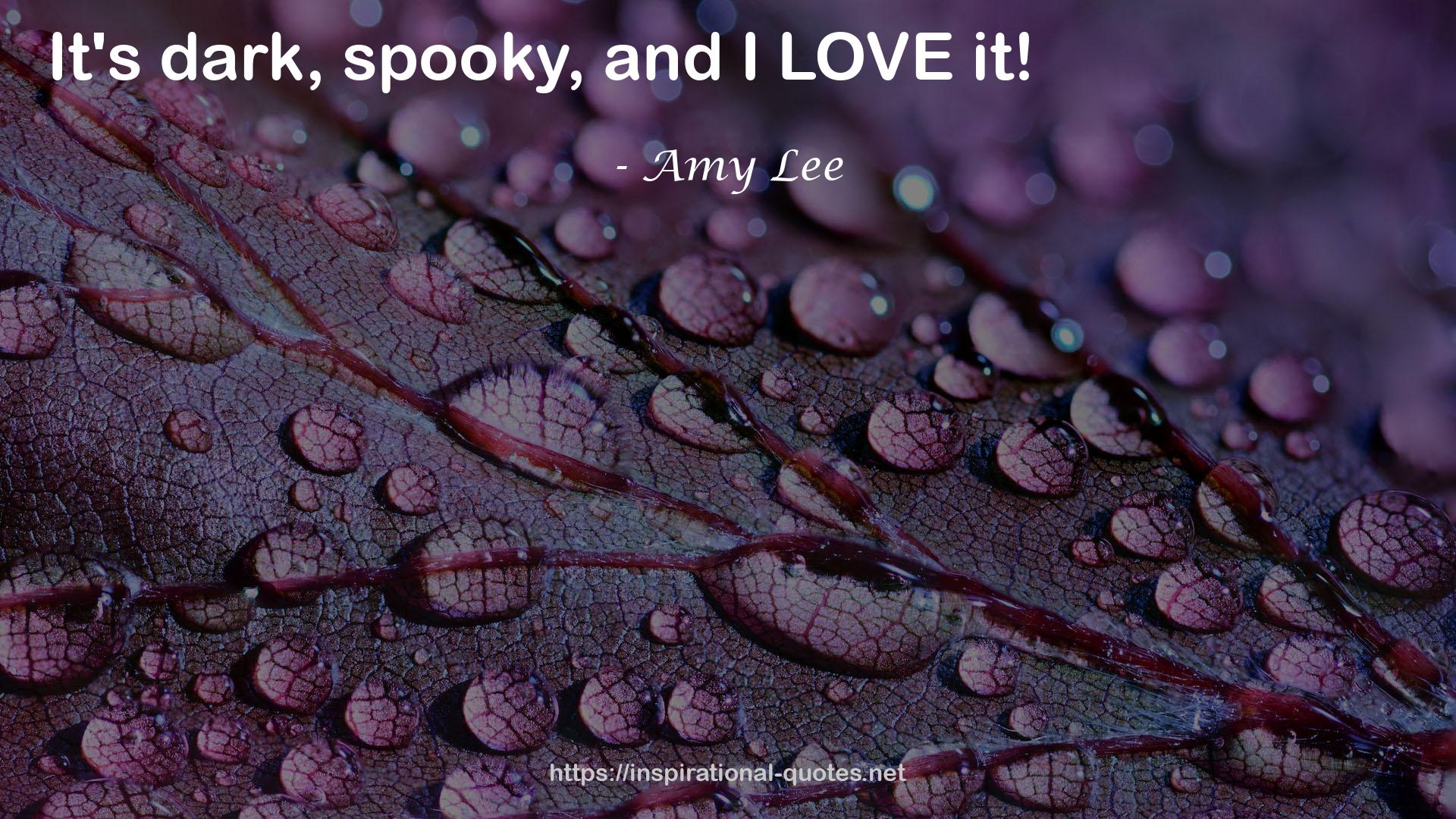 Amy Lee QUOTES