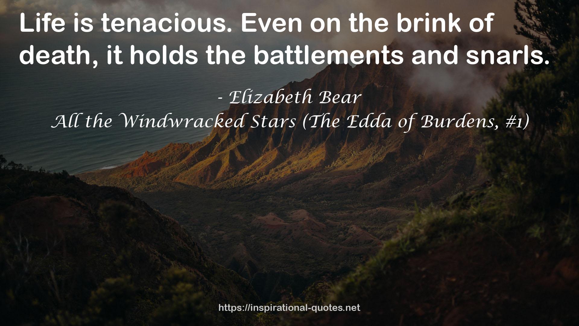 All the Windwracked Stars (The Edda of Burdens, #1) QUOTES