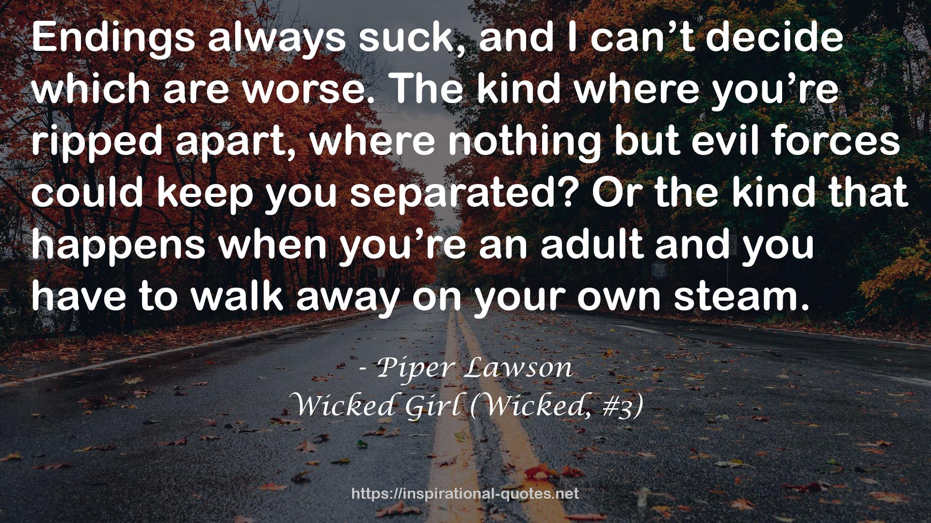 Wicked Girl (Wicked, #3) QUOTES