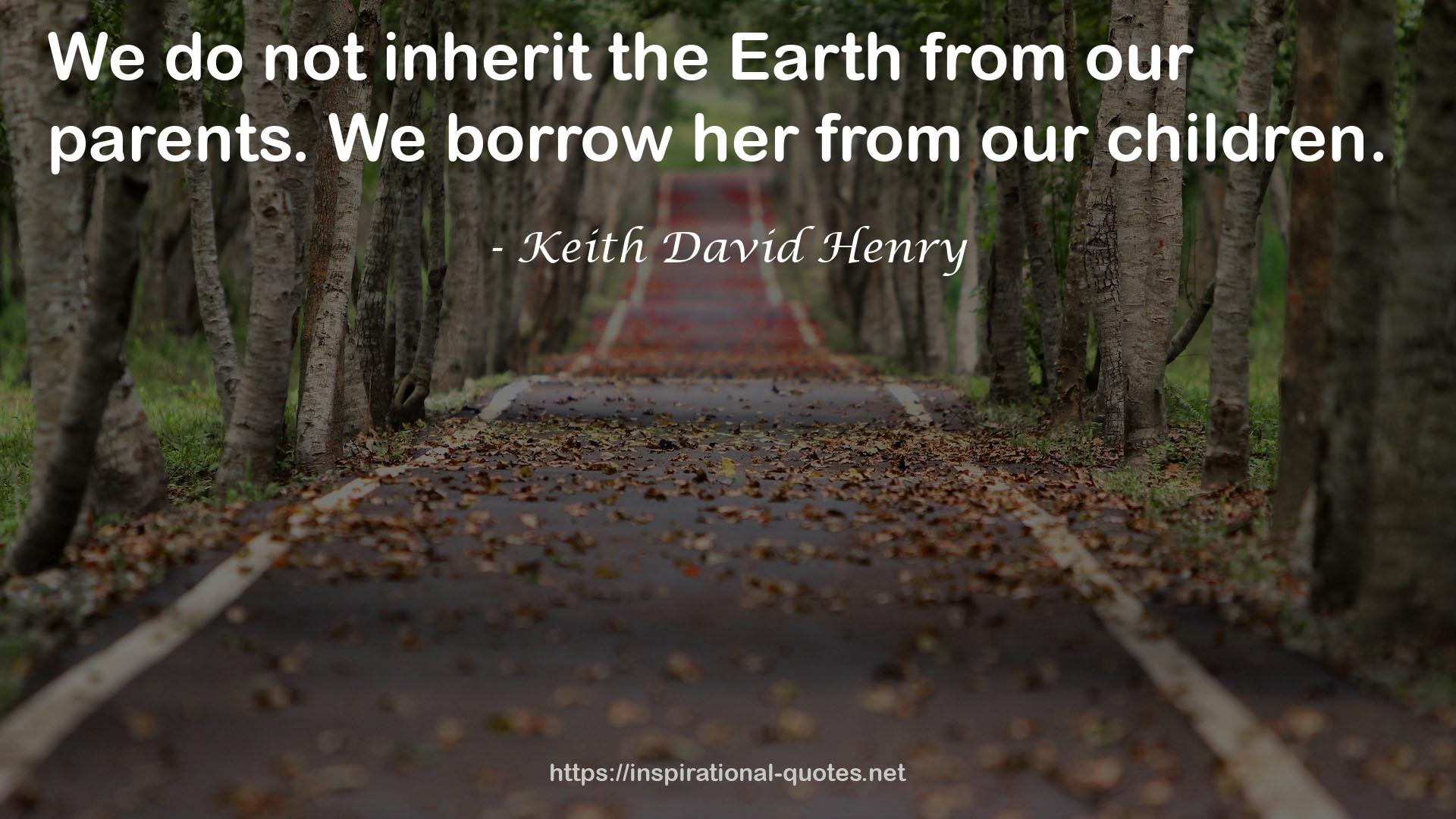 Keith David Henry QUOTES