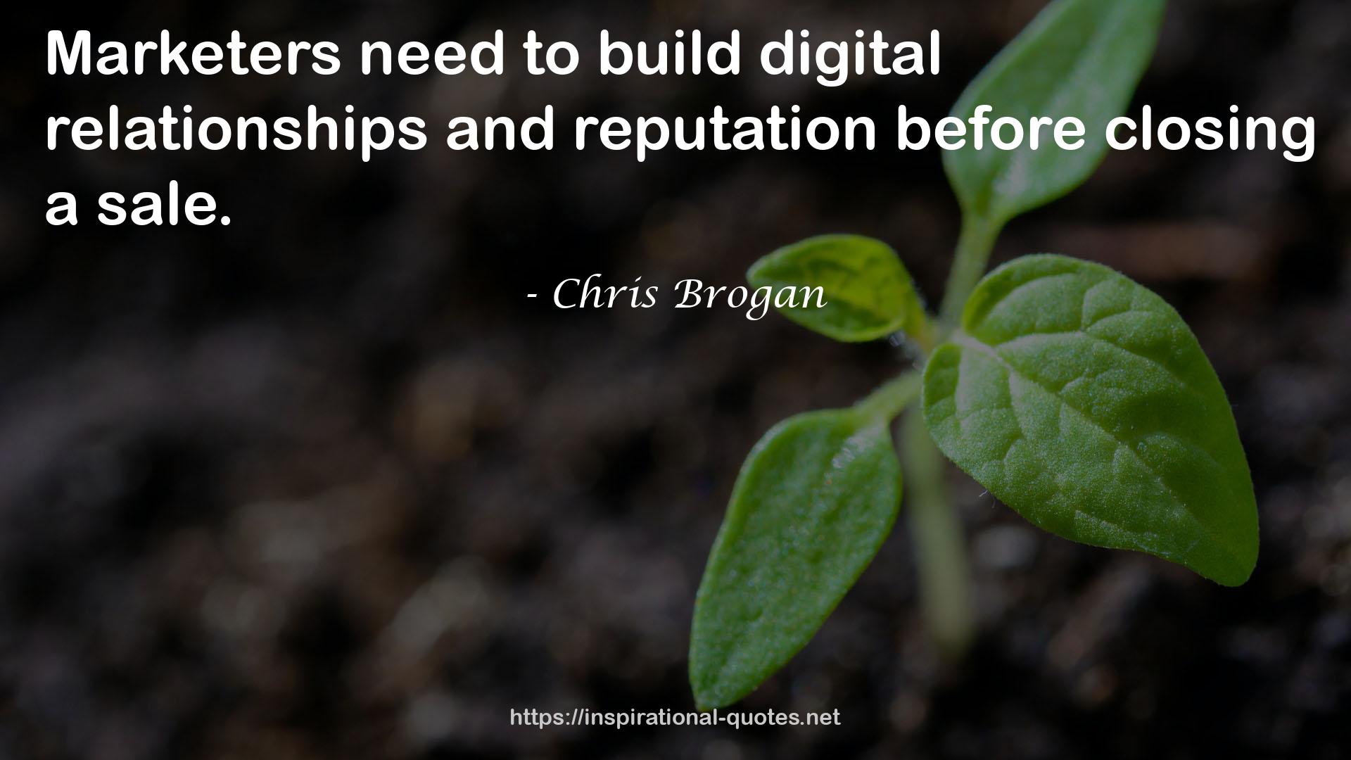 Chris Brogan QUOTES