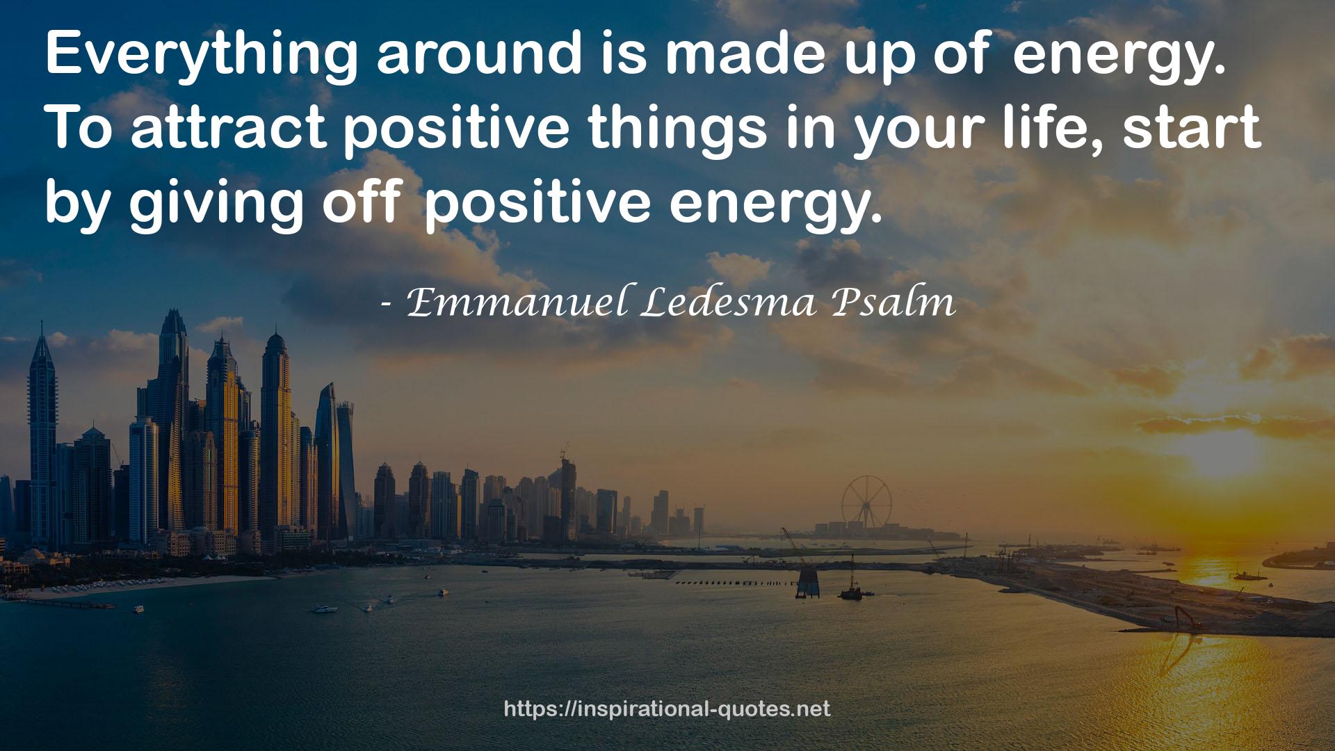 Emmanuel Ledesma Psalm QUOTES