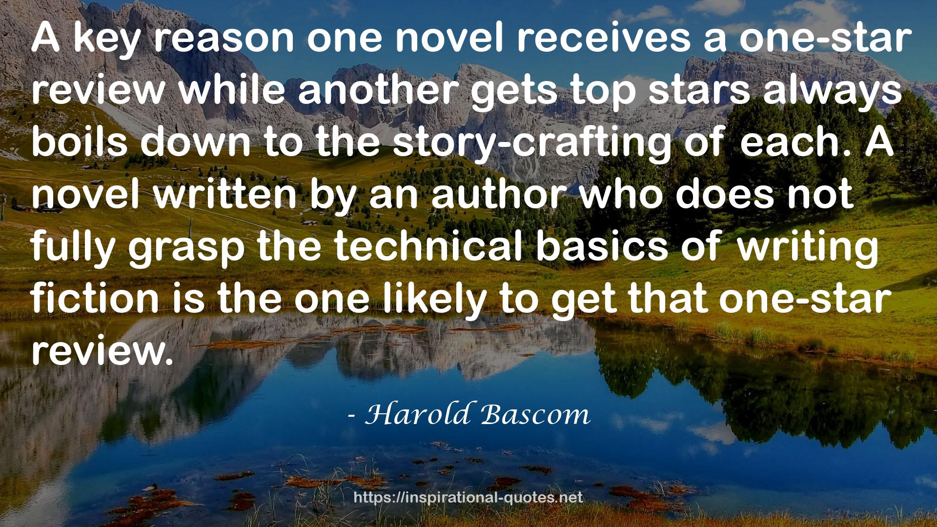 Harold Bascom QUOTES