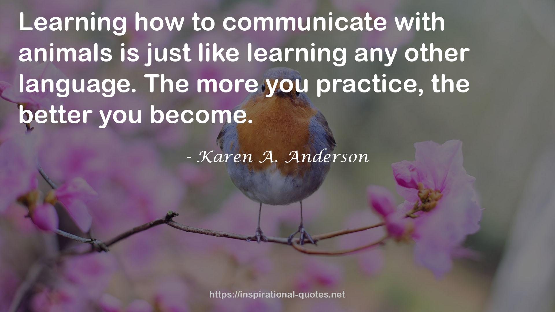 Karen A. Anderson QUOTES