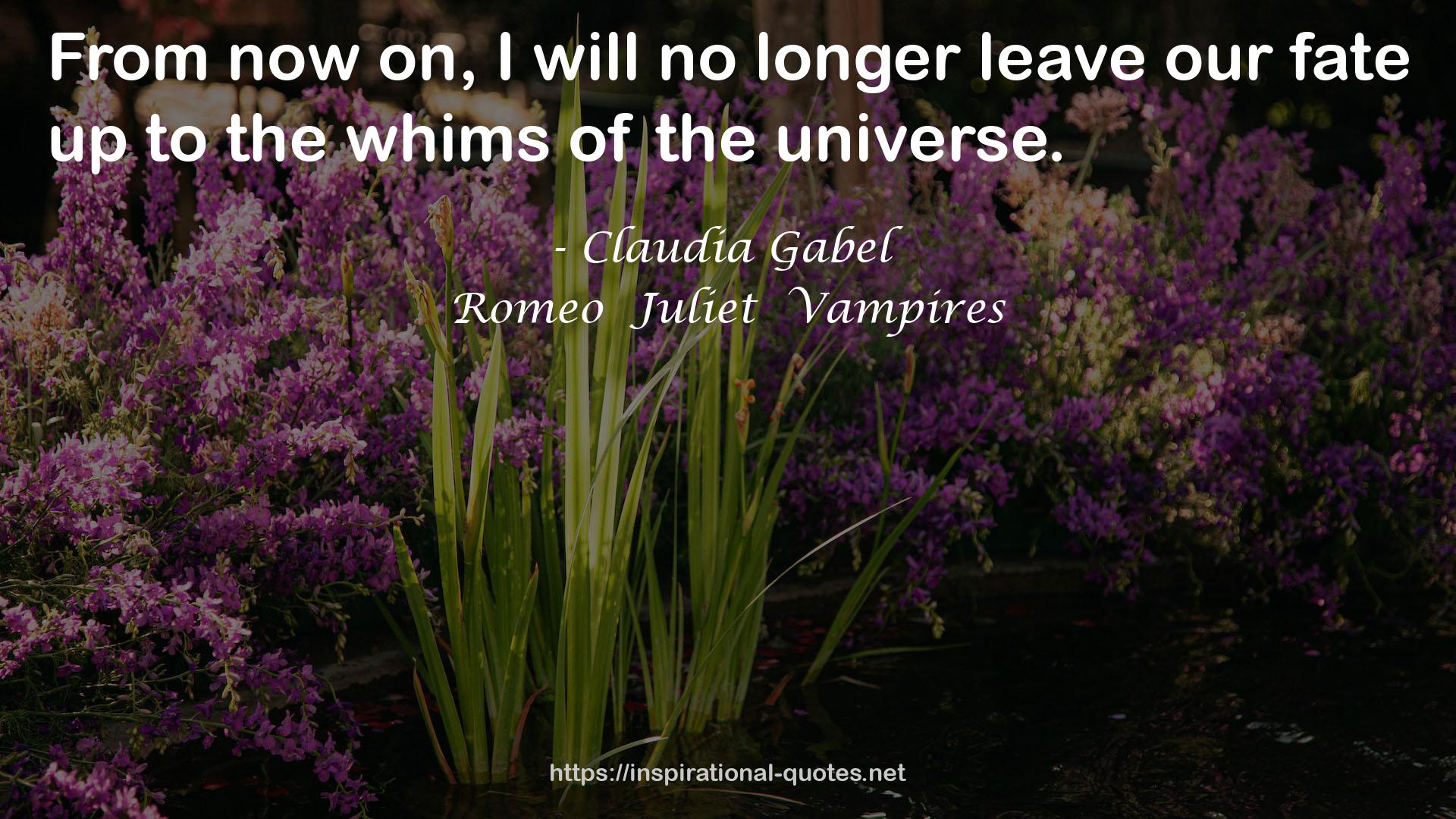 Romeo  Juliet  Vampires QUOTES