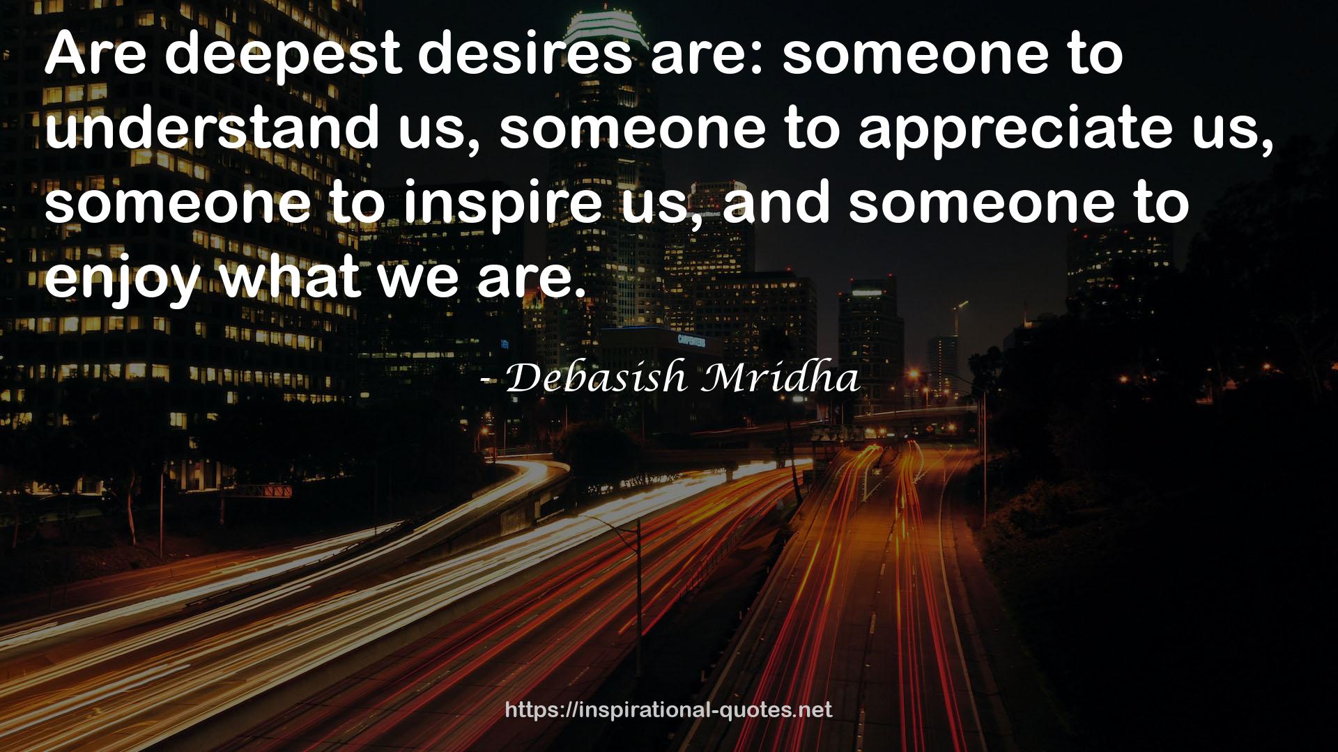 Deepest Desires  QUOTES