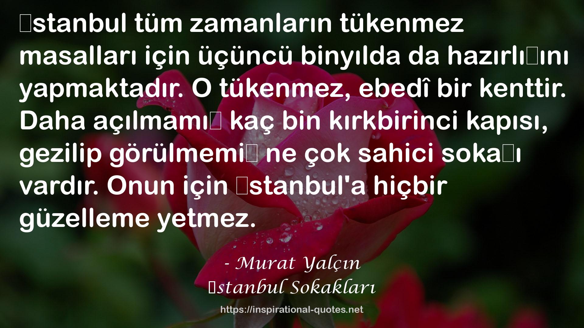 Murat Yalçın QUOTES