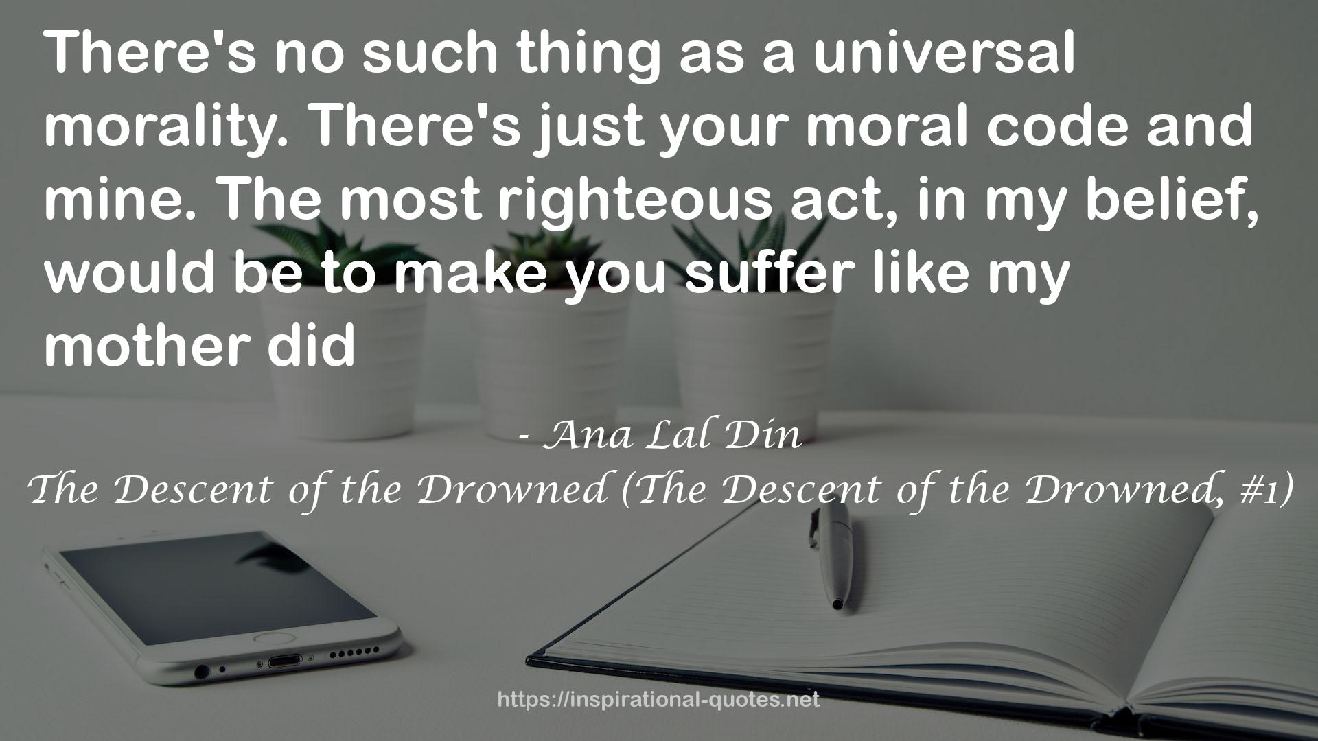 The Descent of the Drowned (The Descent of the Drowned, #1) QUOTES