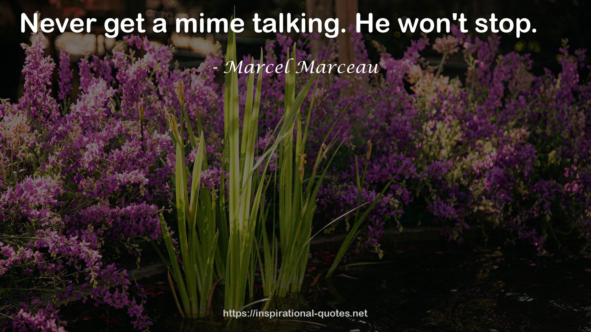 Marcel Marceau QUOTES