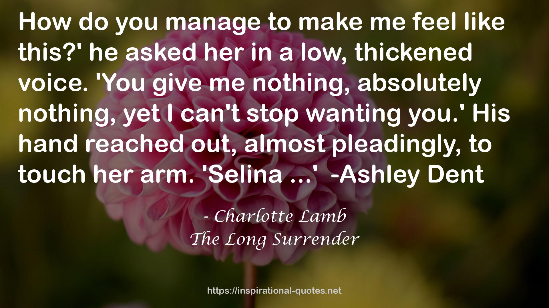 The Long Surrender QUOTES