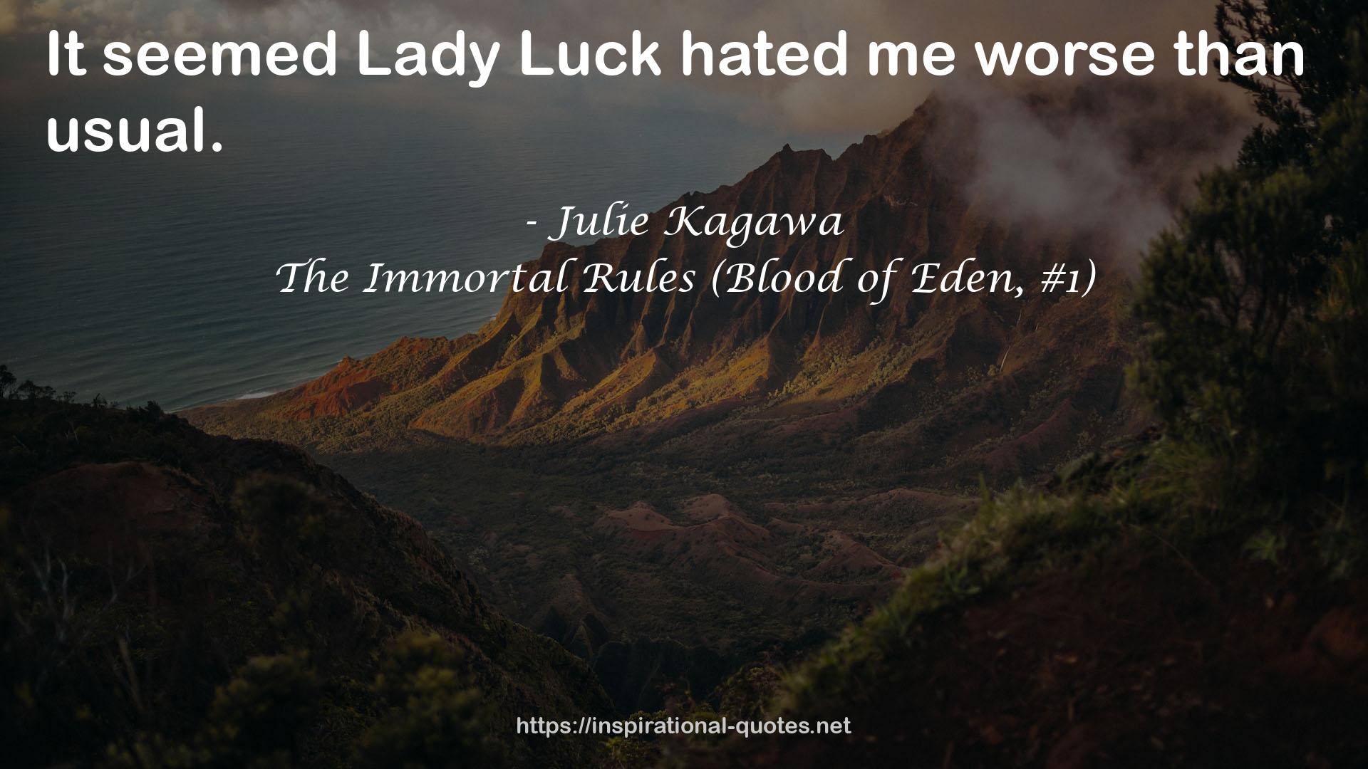 The Immortal Rules (Blood of Eden, #1) QUOTES