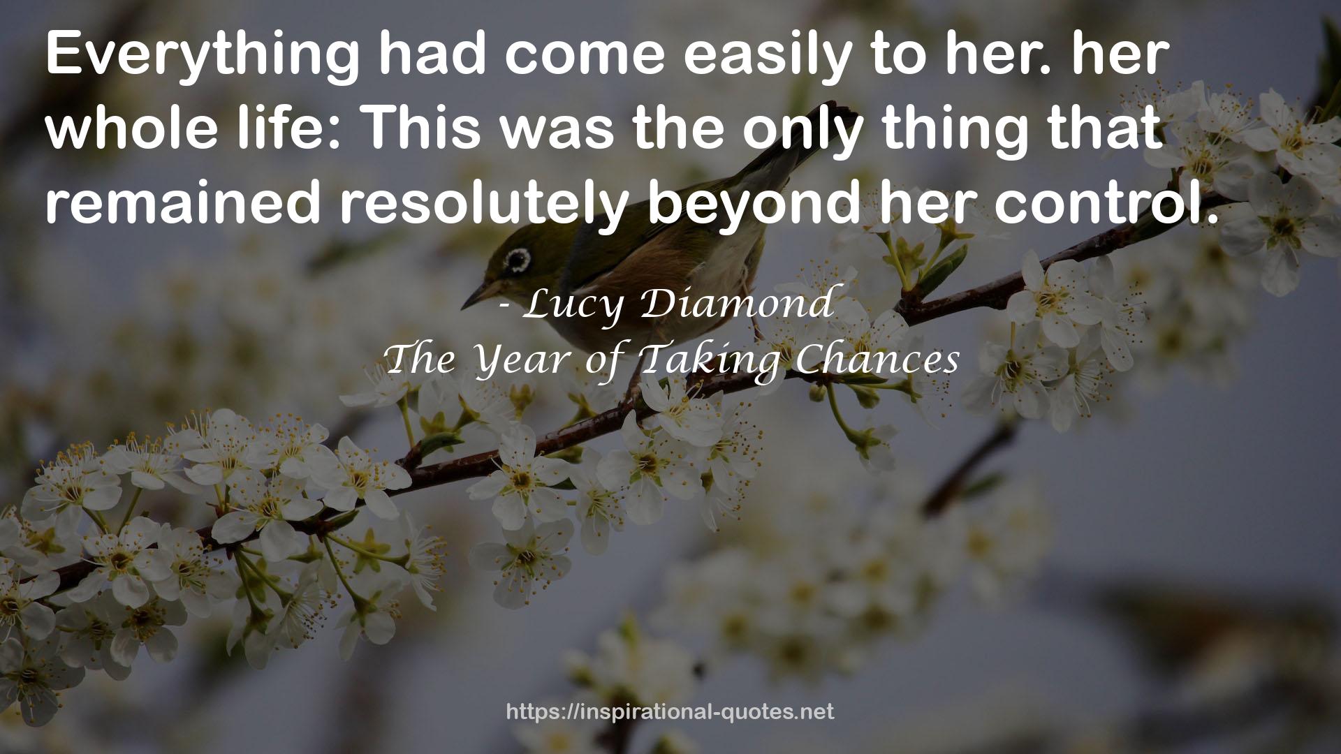 The Year of Taking Chances QUOTES