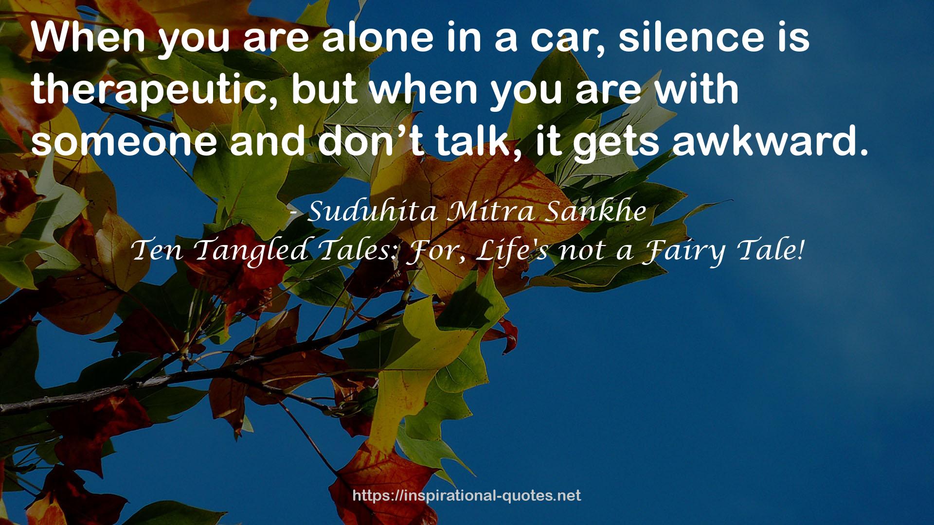 Suduhita Mitra Sankhe QUOTES