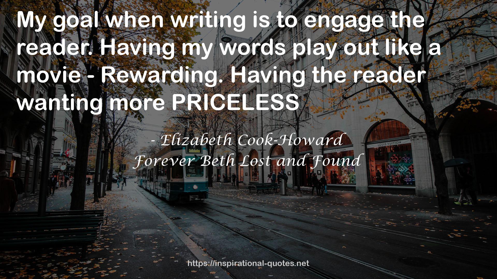 Elizabeth Cook-Howard QUOTES