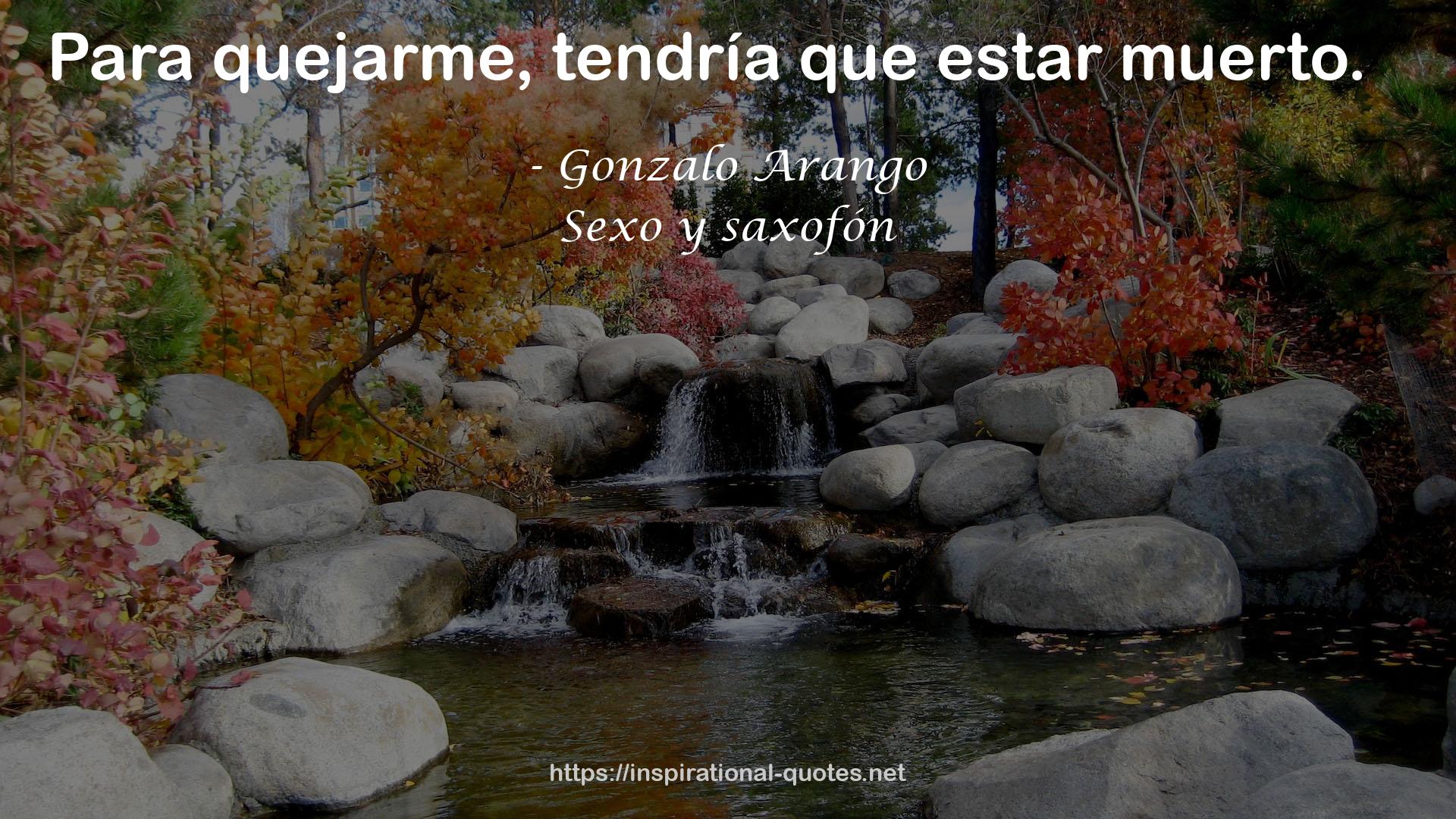 Gonzalo Arango QUOTES