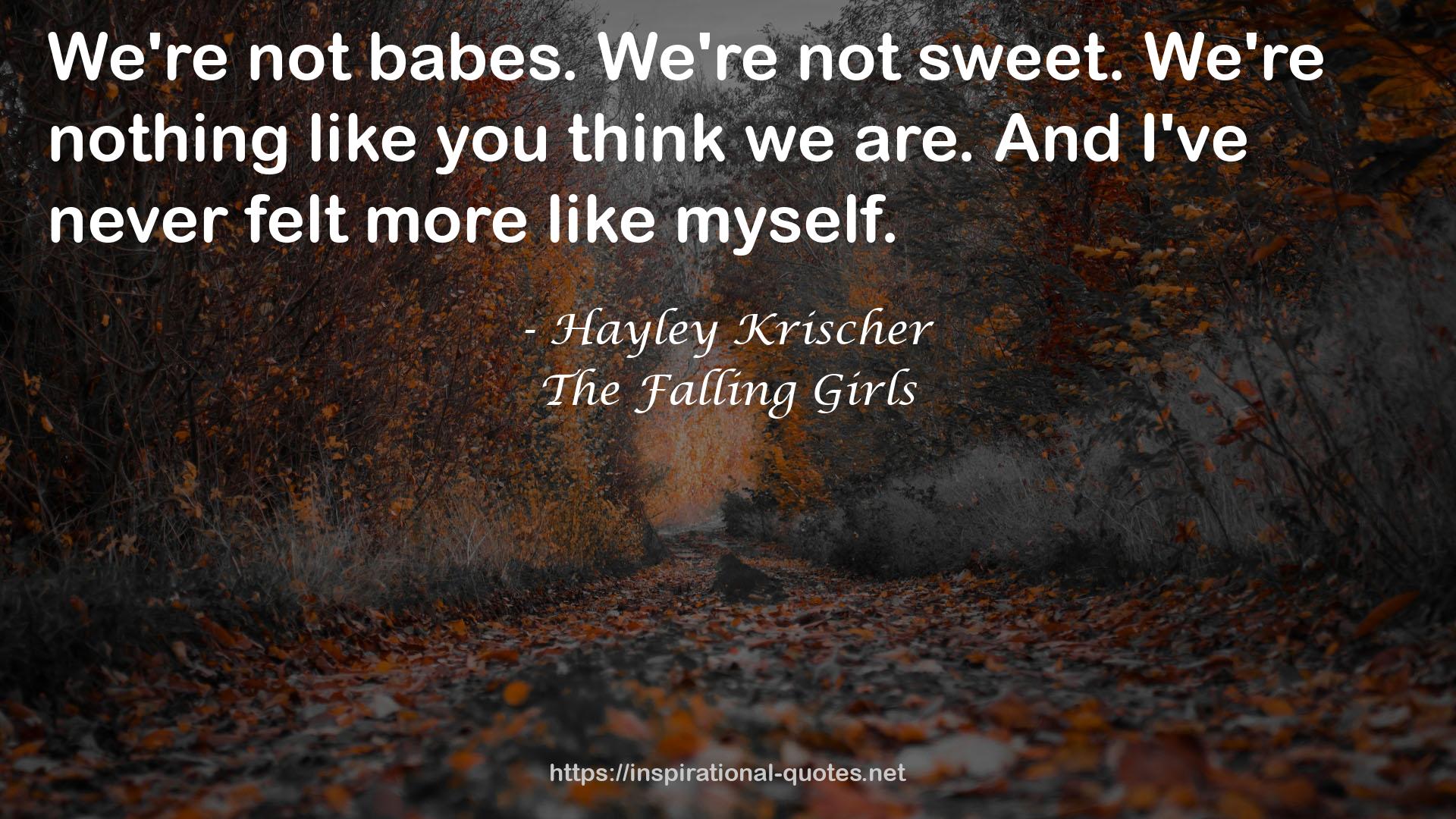 The Falling Girls QUOTES